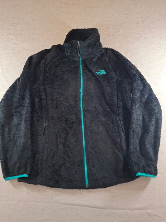 000695 The North Face Fleece size Women's L Black/ Mint