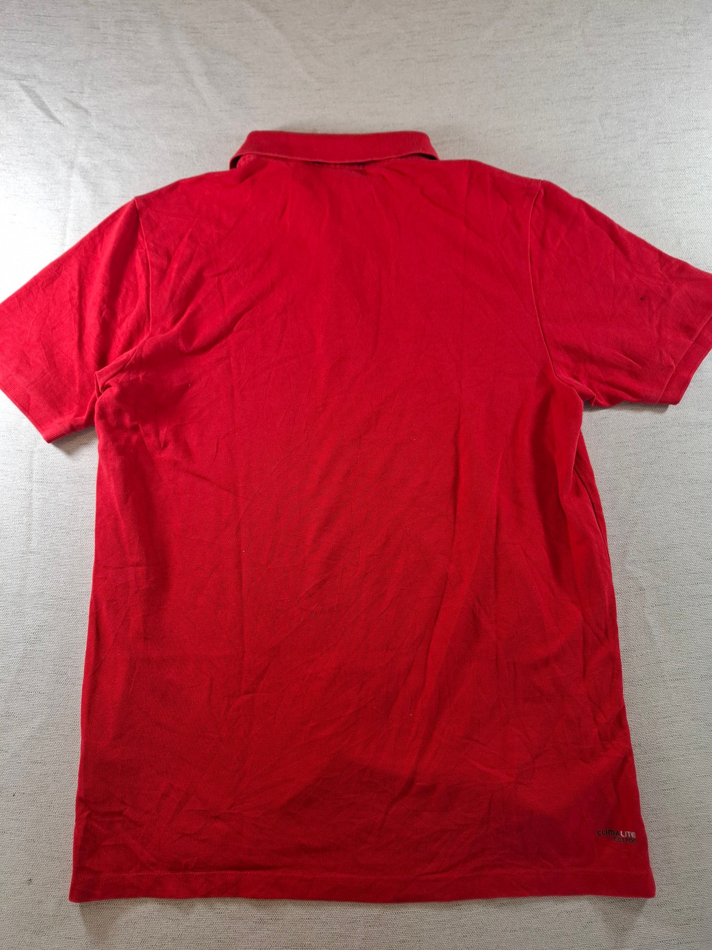 000945 Adidas Polo size XL Red