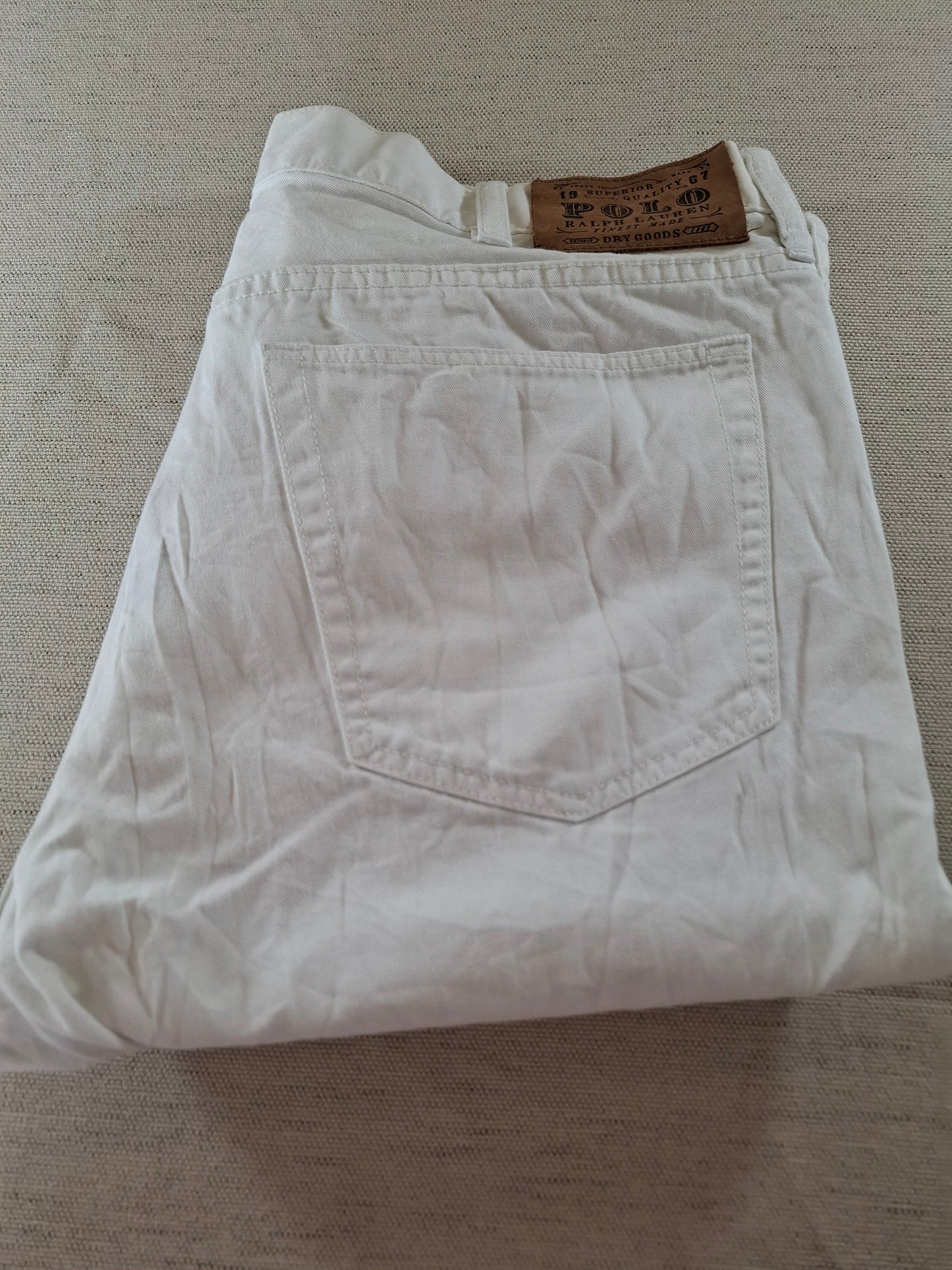 000183 Polo Ralph Lauren Trousers size 36/34 White