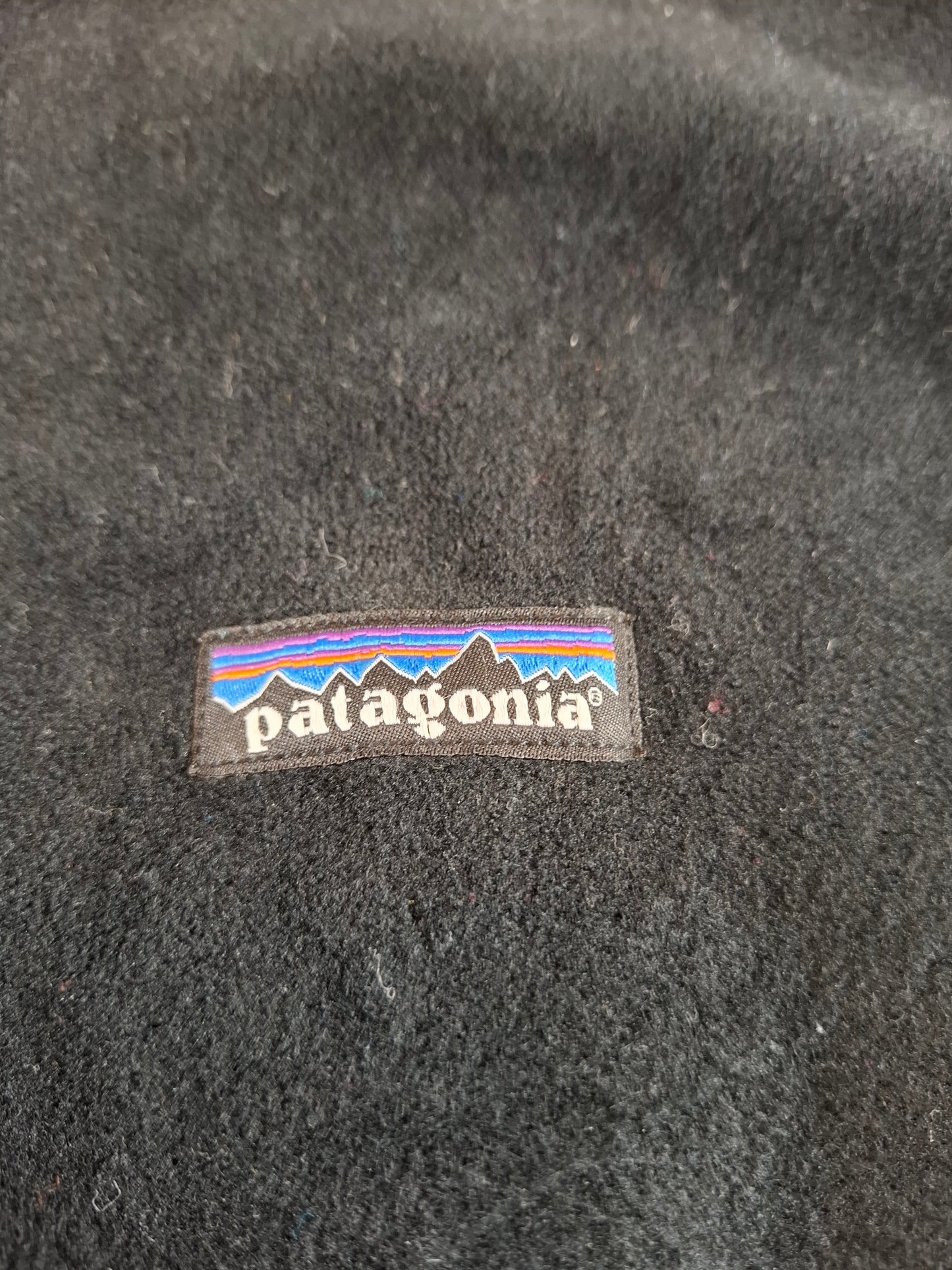 000952 Patagonia Fleece bodywarmer size XL Black