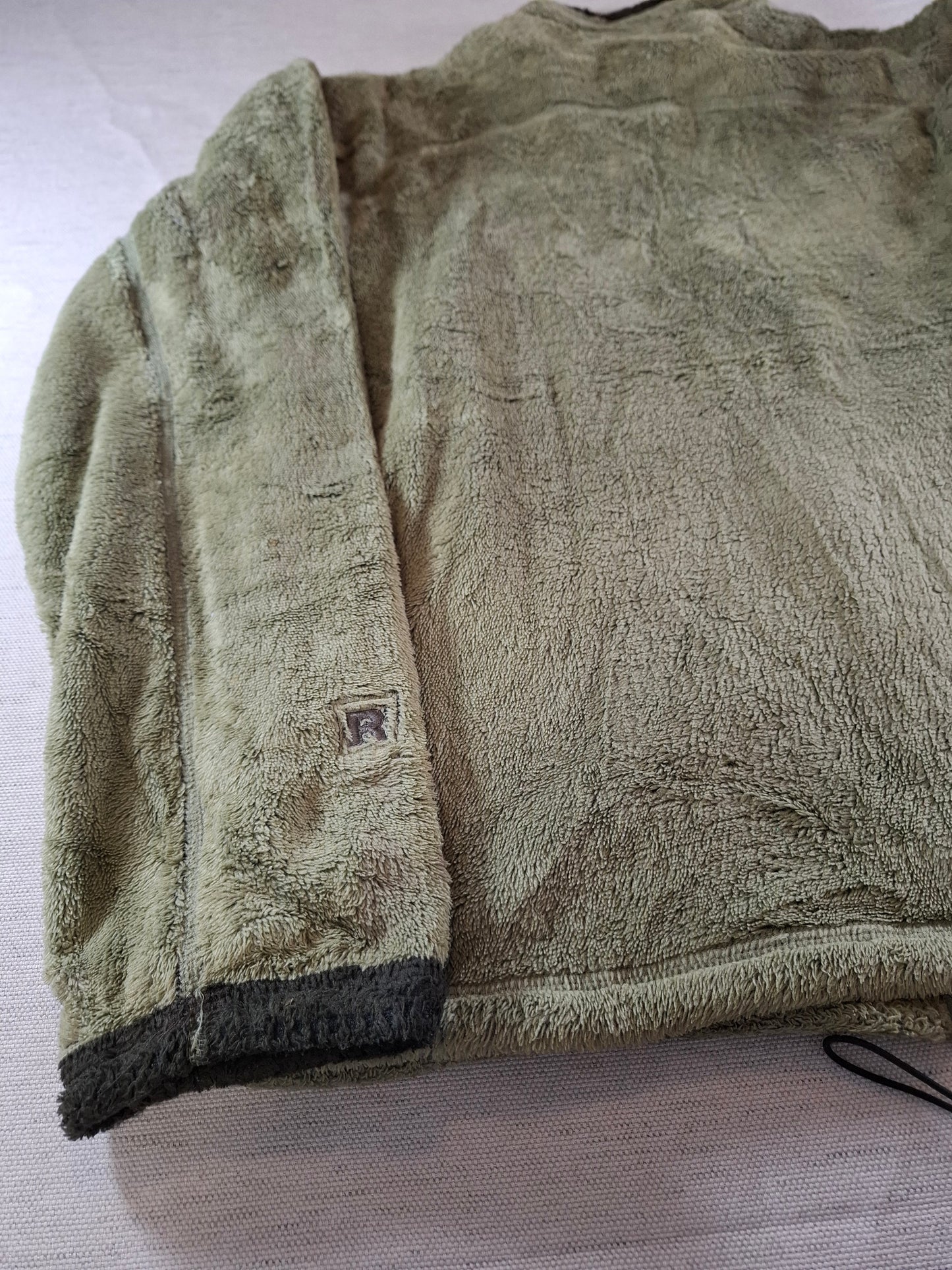 000480 Patagonia Fleece jack size L Army Green