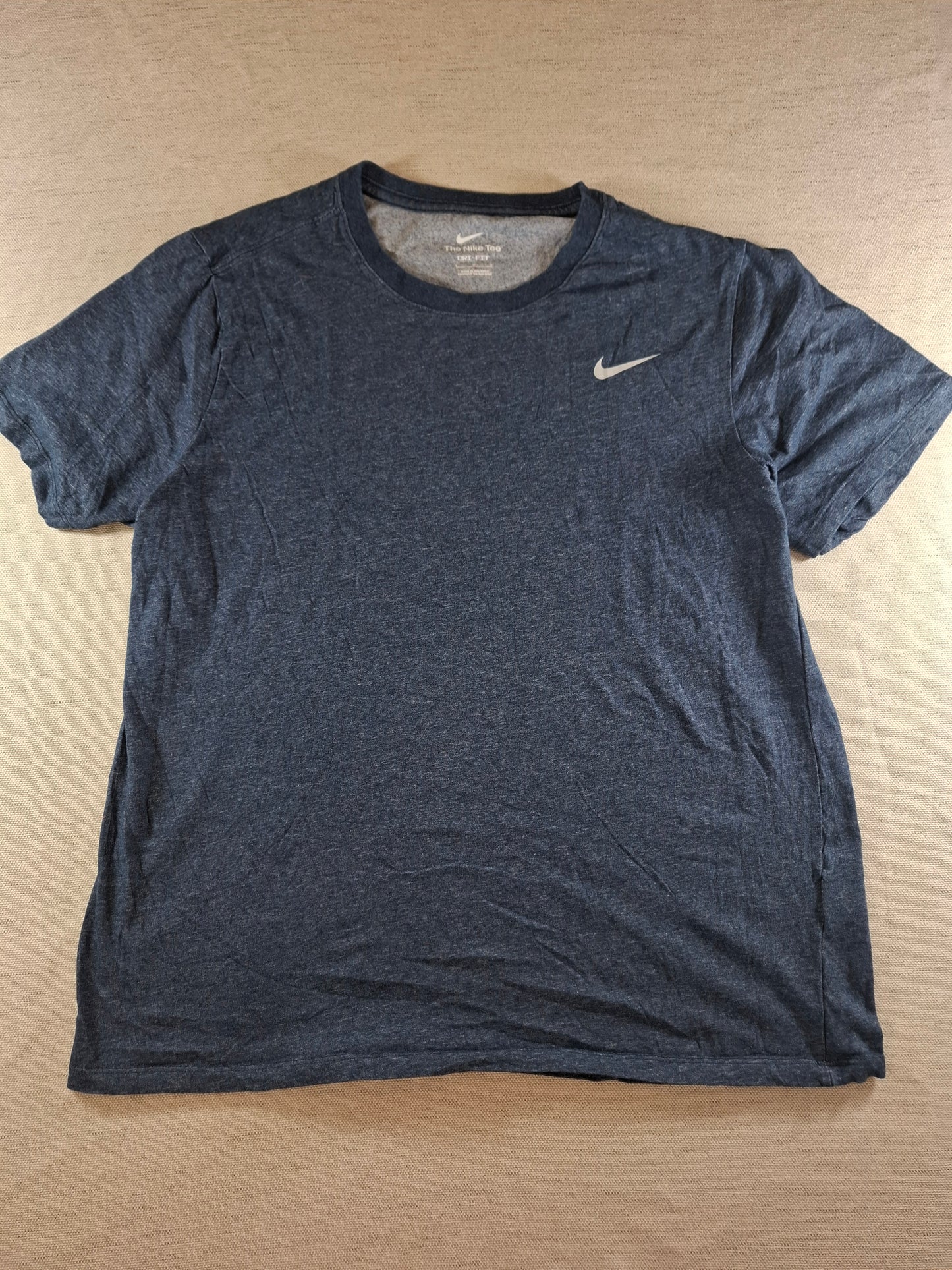 001123 Nike T-shirt size L Navy/ Grey