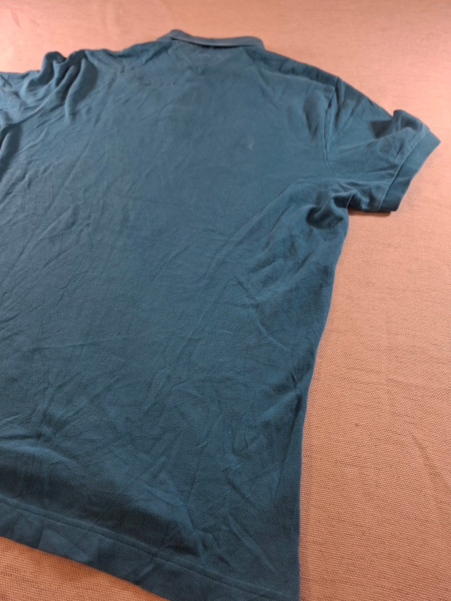 001062 Tommy Hilfiger Polo size L Blue/ Green