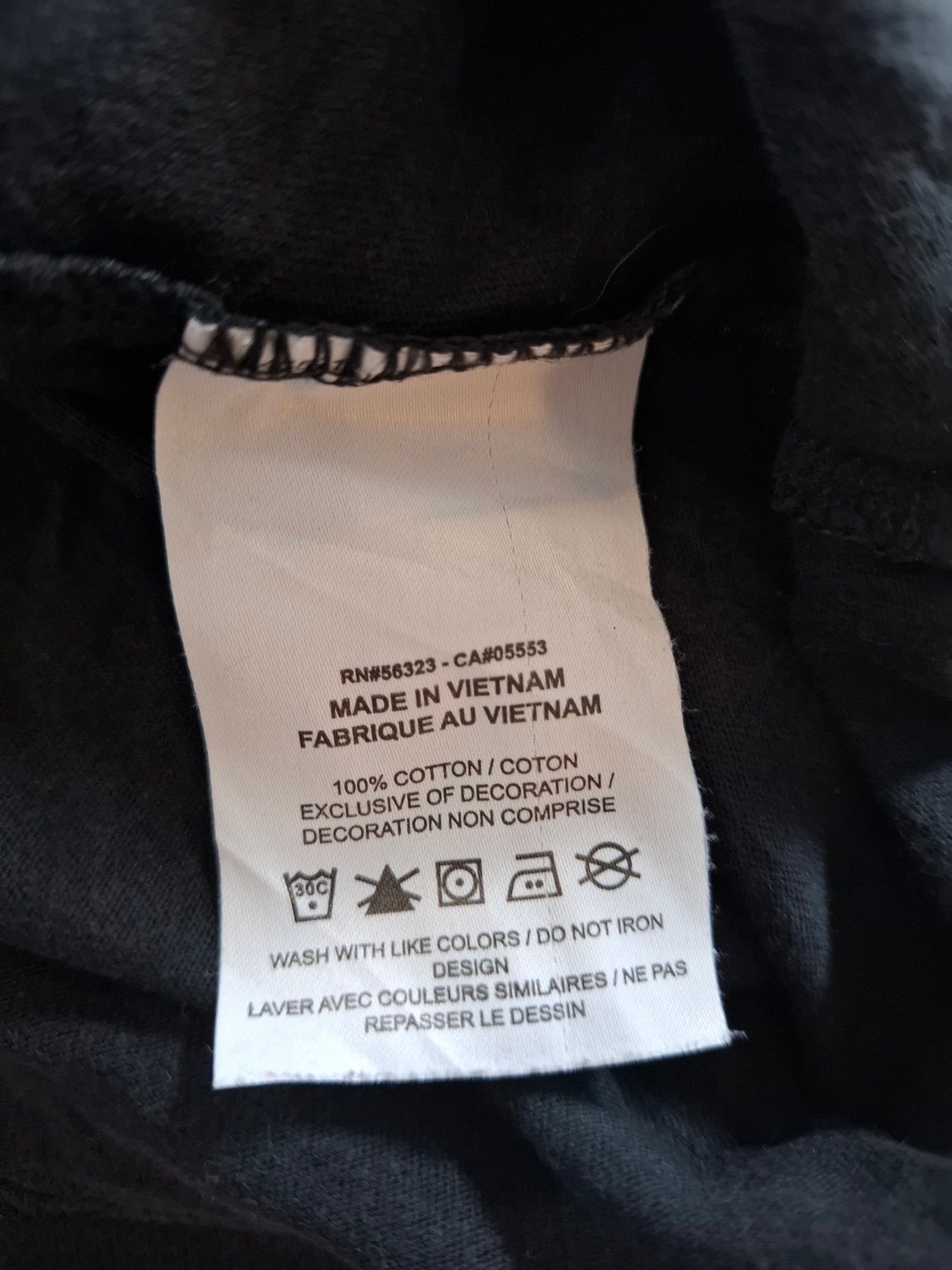 001124 Nike T-shirt size XXL Black