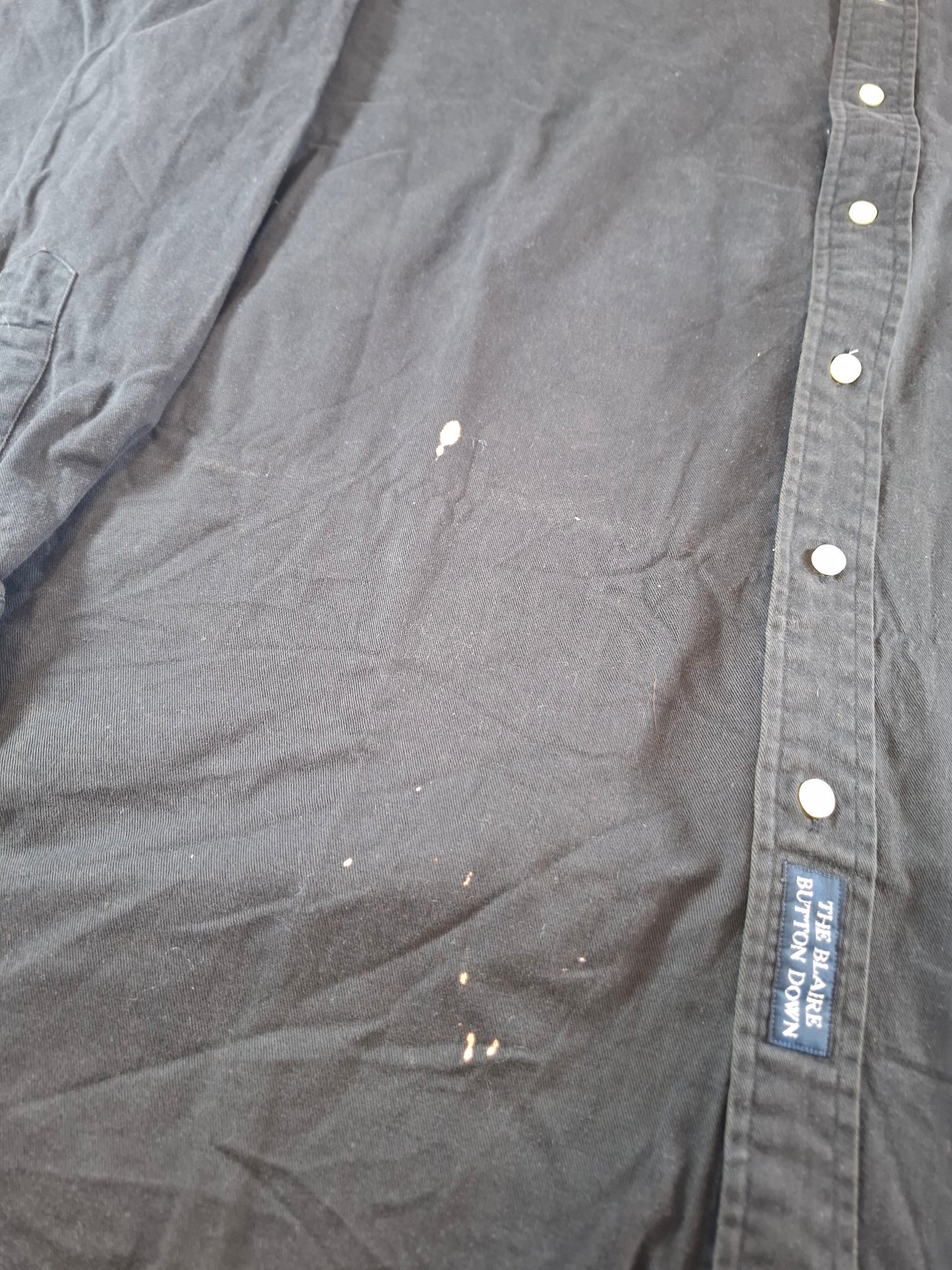 001076 Polo Ralph Lauren Button down shirt size XL Black