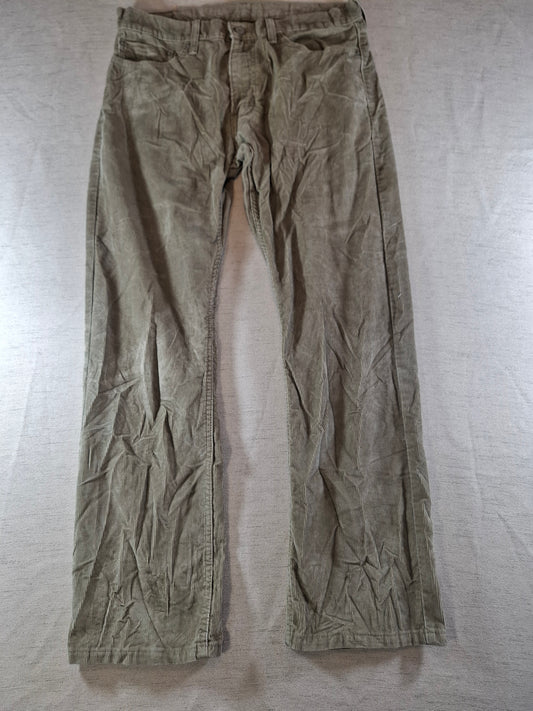 001158 Levi's Corduroy pants size 34/30 Khaki