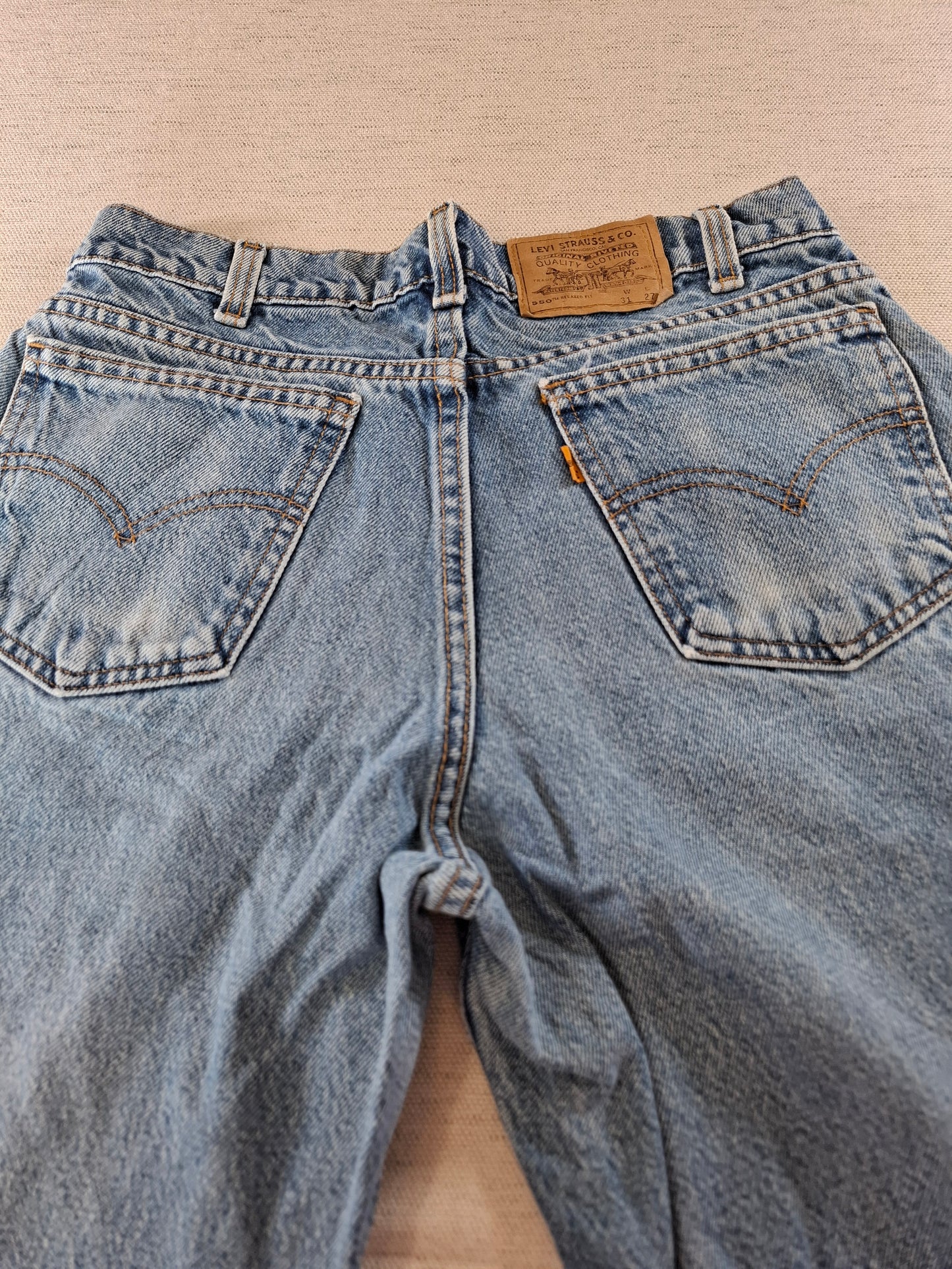 000177 Levi's 550 Jeans size 31/27 Blue