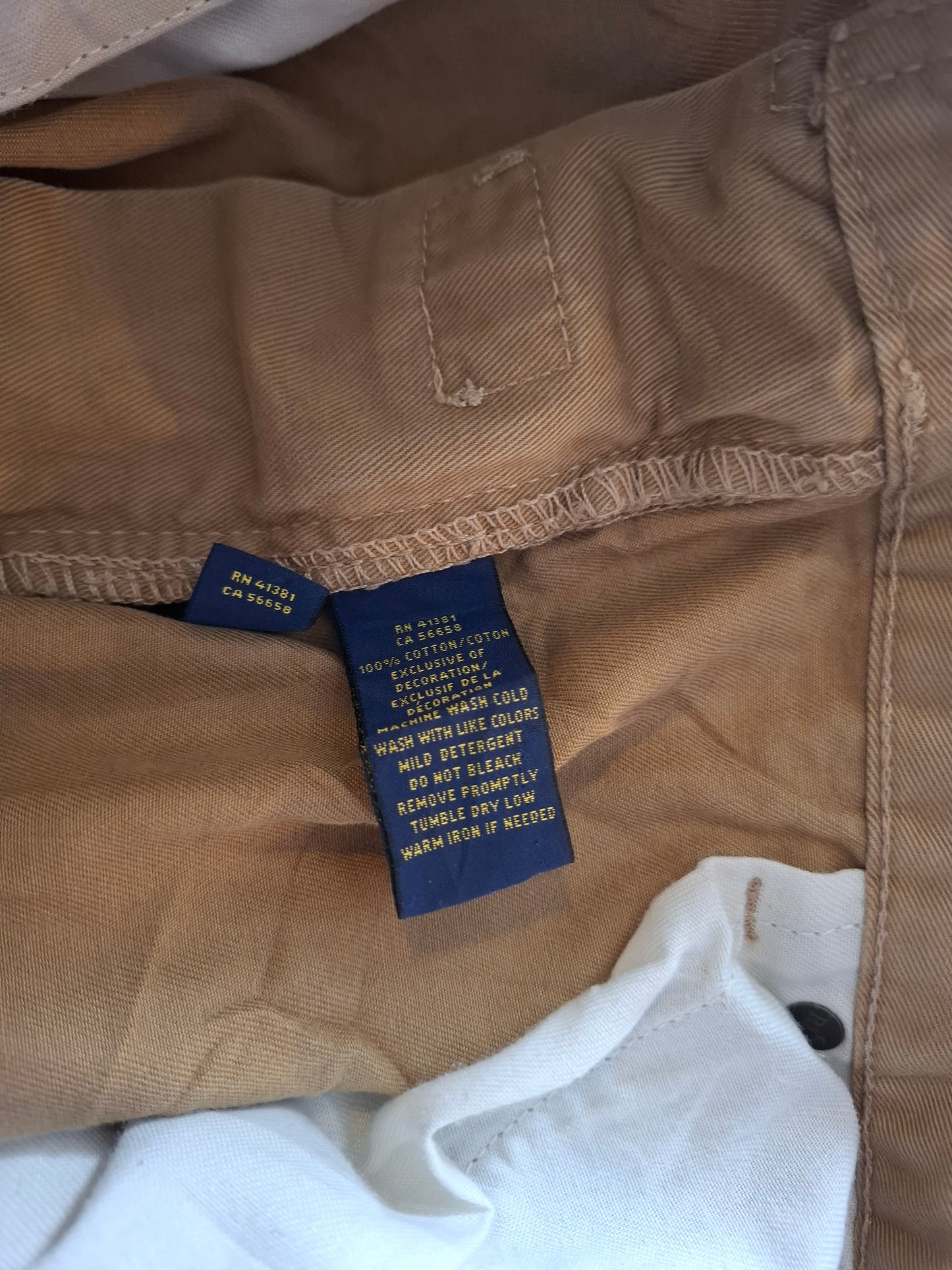 000223 Polo Ralph Lauren Jeans size 34/32 Khaki/ Beige