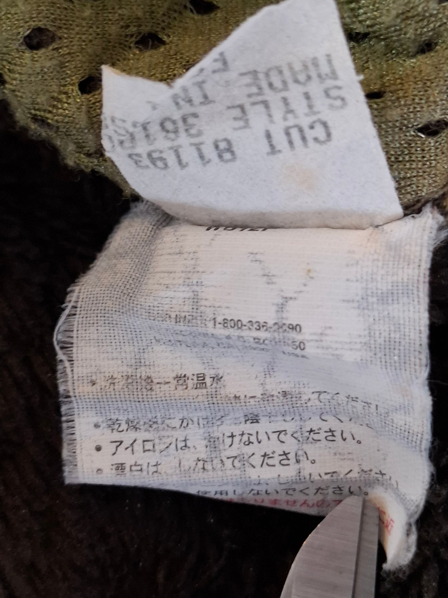 000480 Patagonia Fleece jack size L Army Green