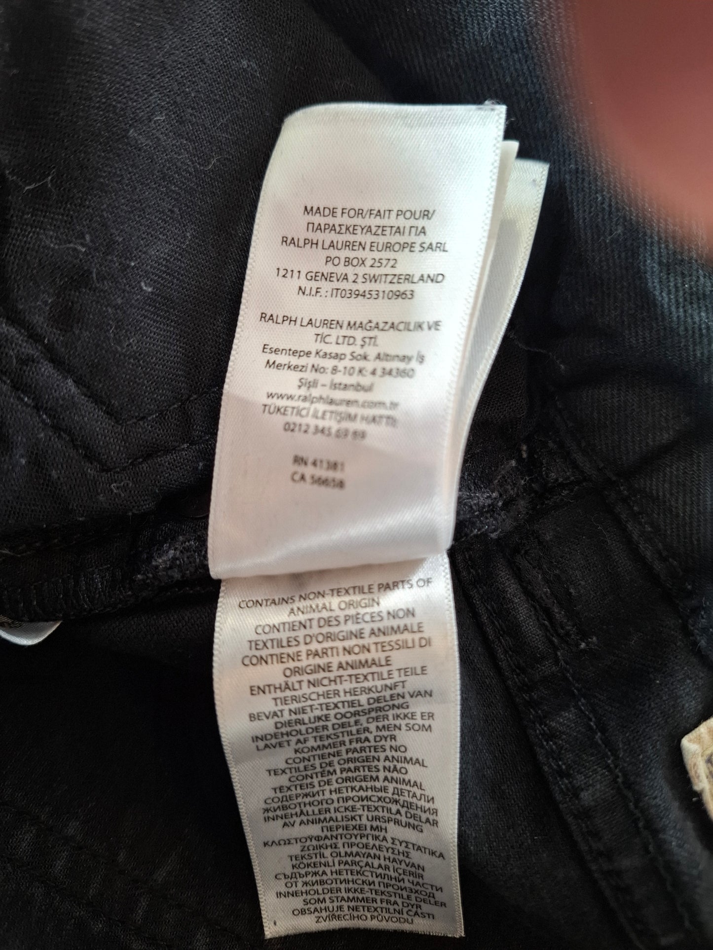 000179 Polo Ralph Lauren size 33/30 Jeans Black