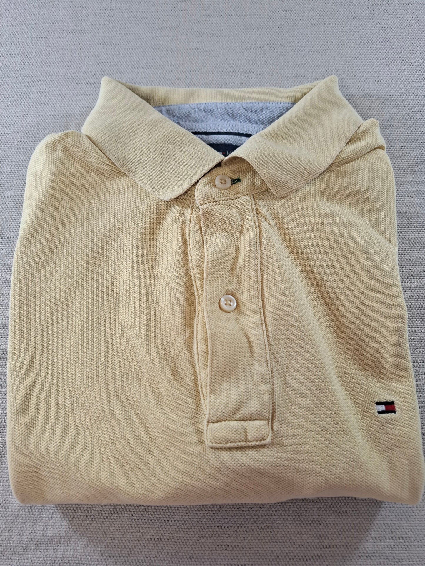 000155 – Tommy Hilfiger Polo – Yellow, Size M