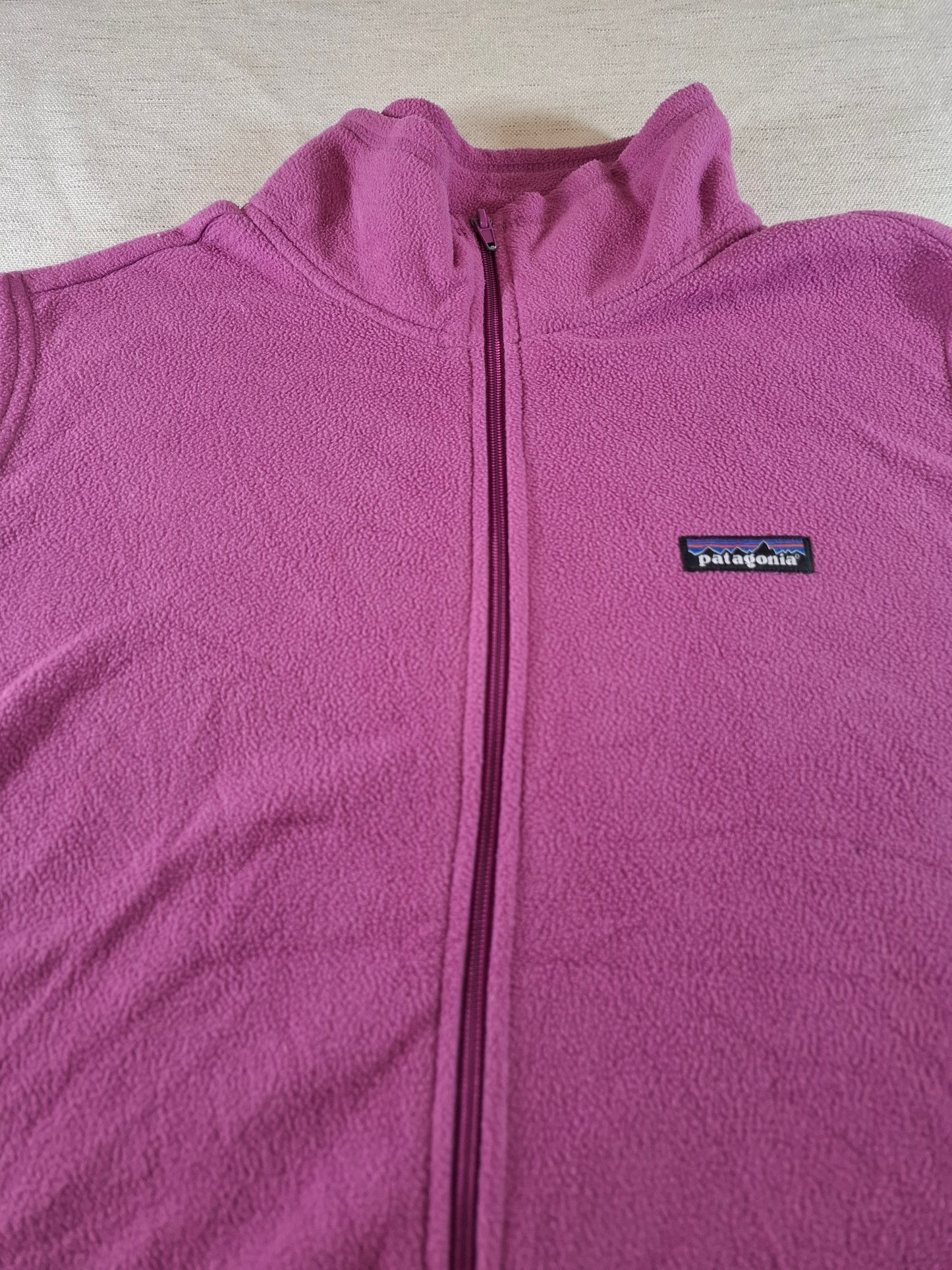 000948 Patagonia Fleece bodywarmer size L Pink