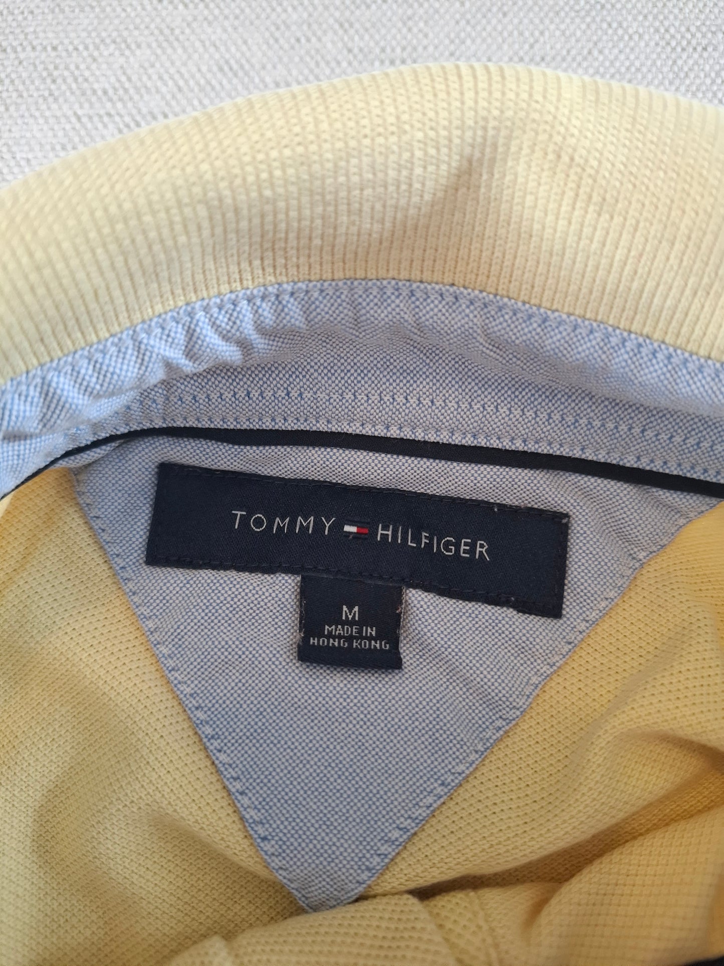 000155 Tommy Hilfiger Polo size M Yellow