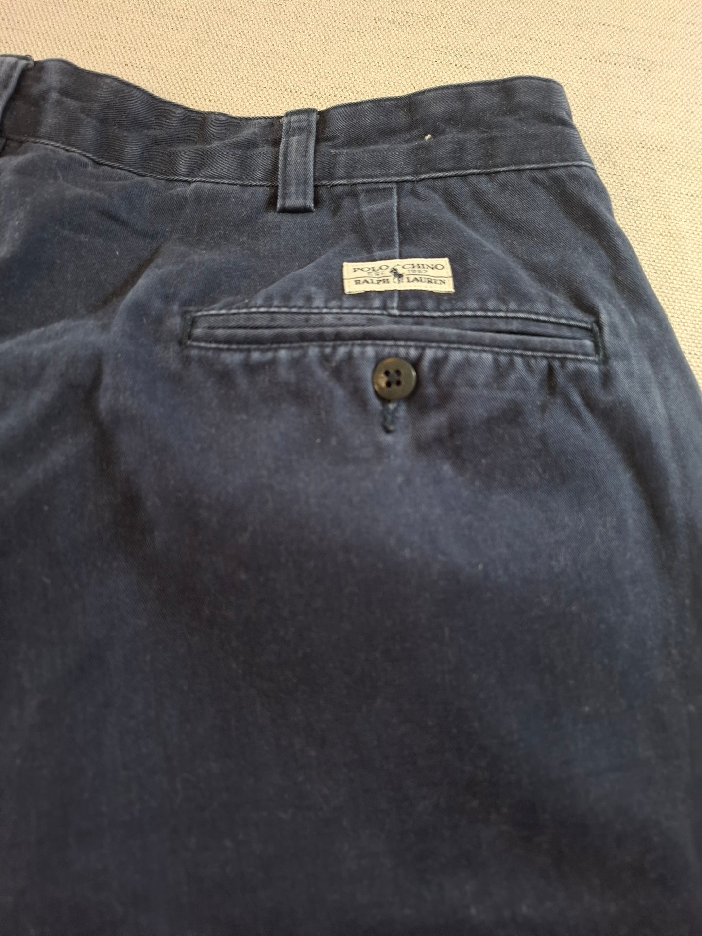 000166 Polo Ralph Lauren Chino size 35/32 Navy Blue