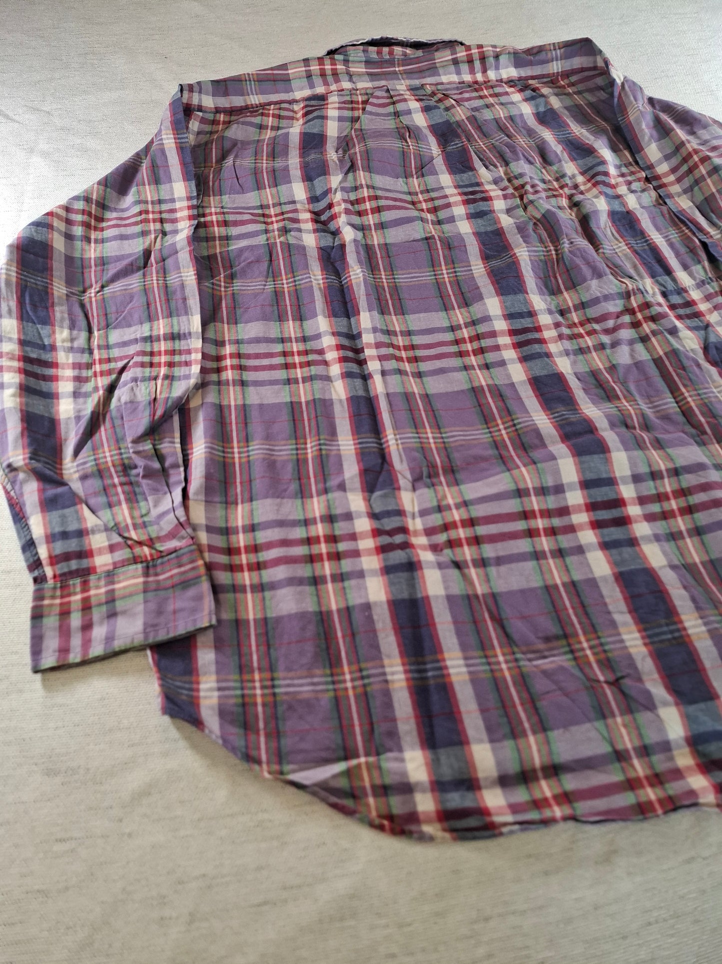 001070 Polo Ralph Lauren Button down shirt size L Multi/ Purple