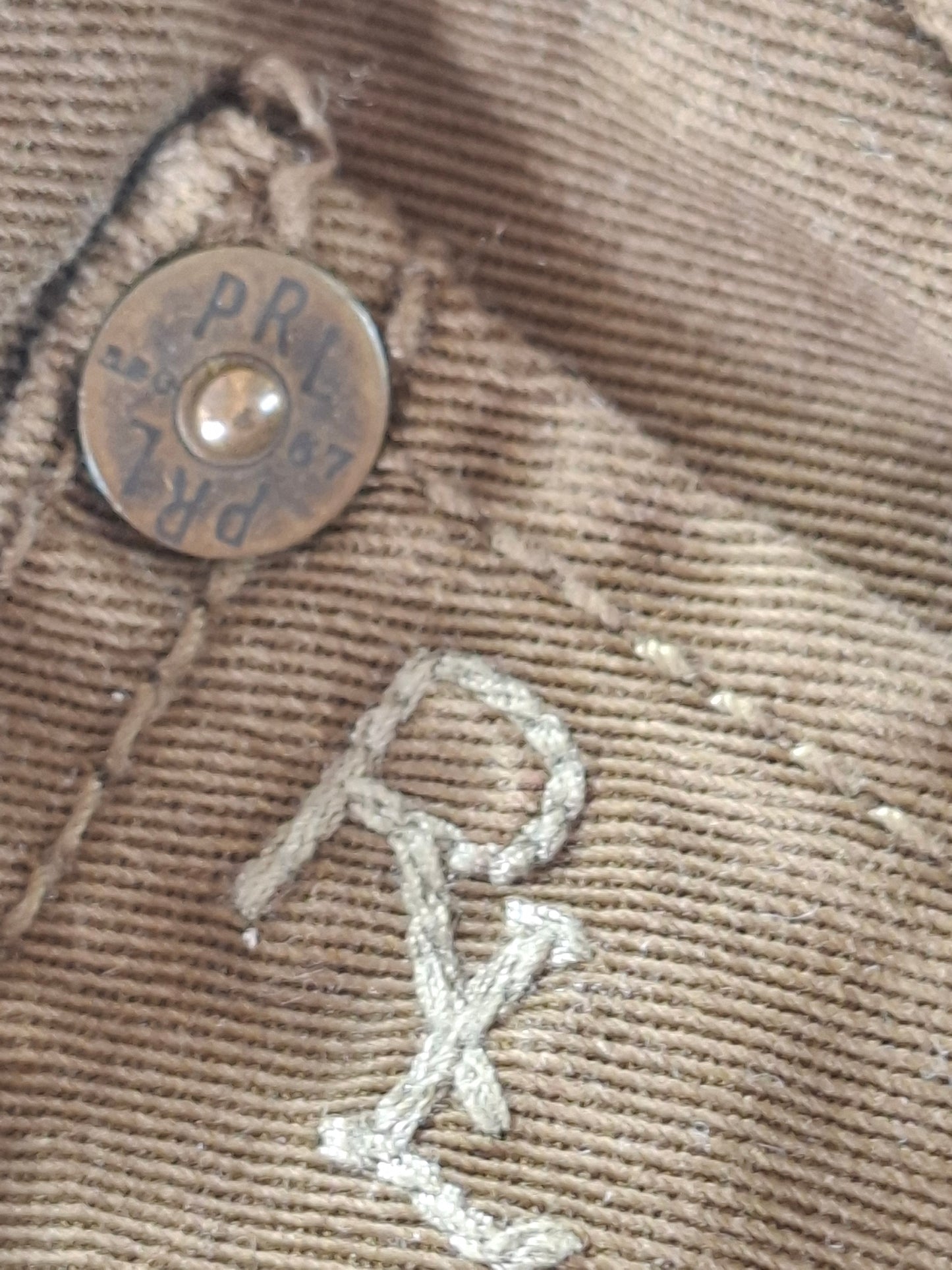 000181 Polo Ralph Lauren Jeans size 35/32 Green/ Brown