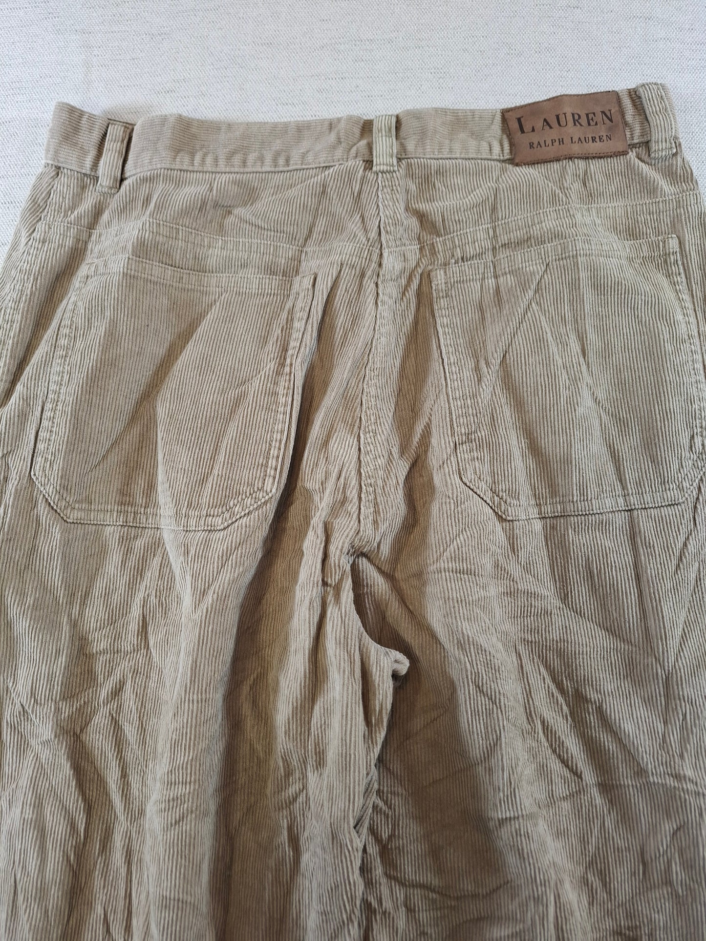 001166 Ralph Lauren Corduroy pants size 10 Khaki