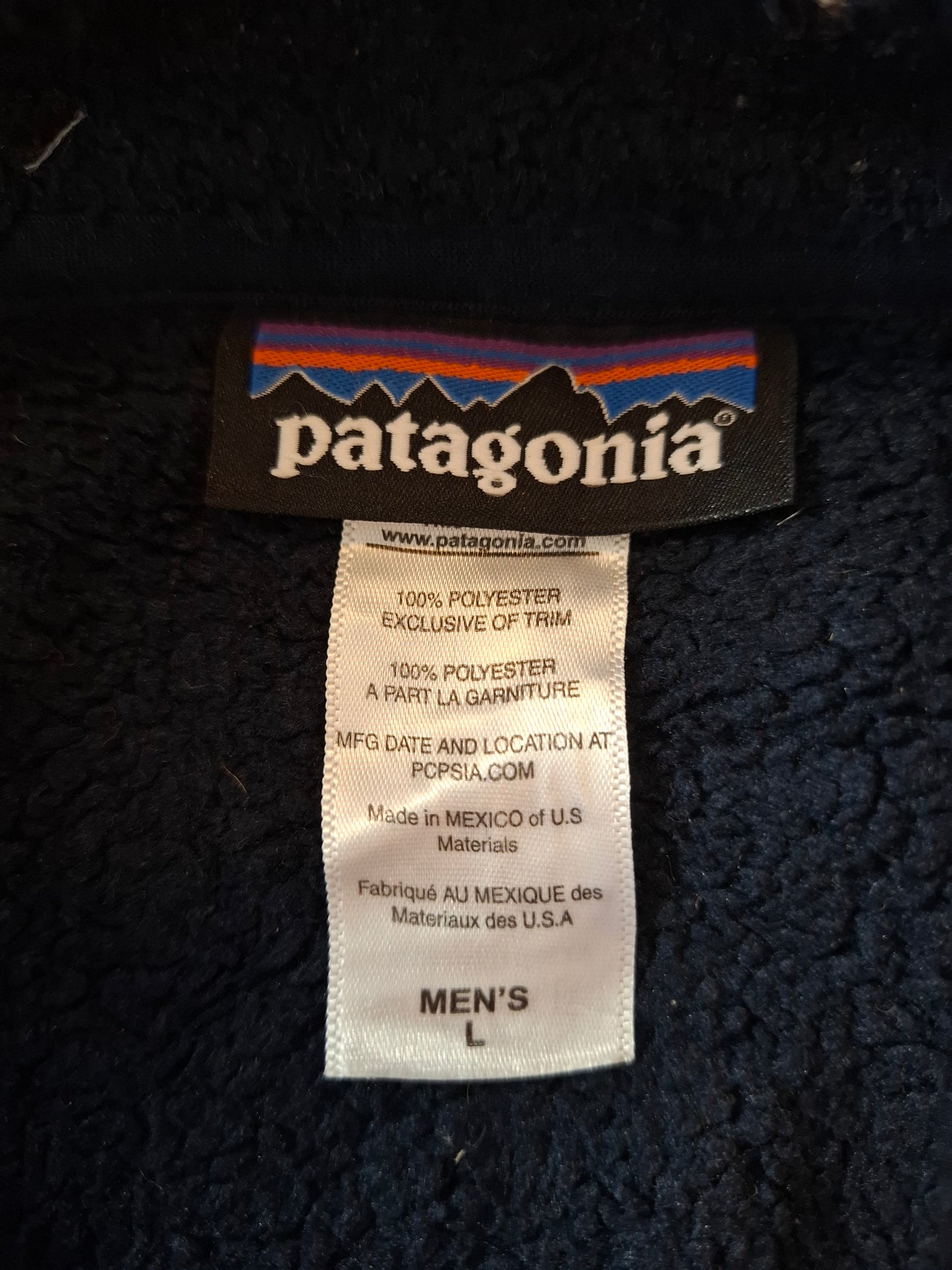 000691 Patagonia Fleece size L Black