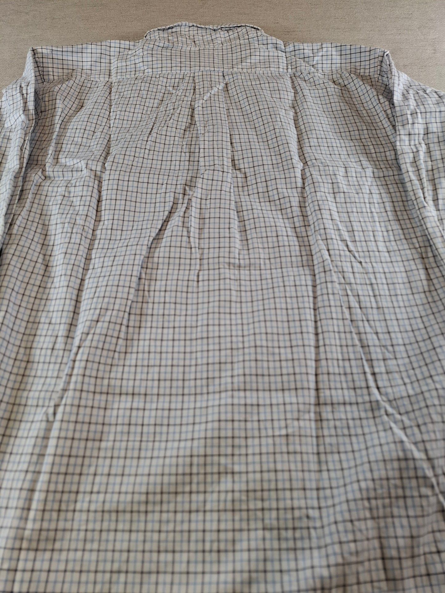 001072 Polo Ralph Lauren Button down shirt size M Blue/ White/ Black checkered