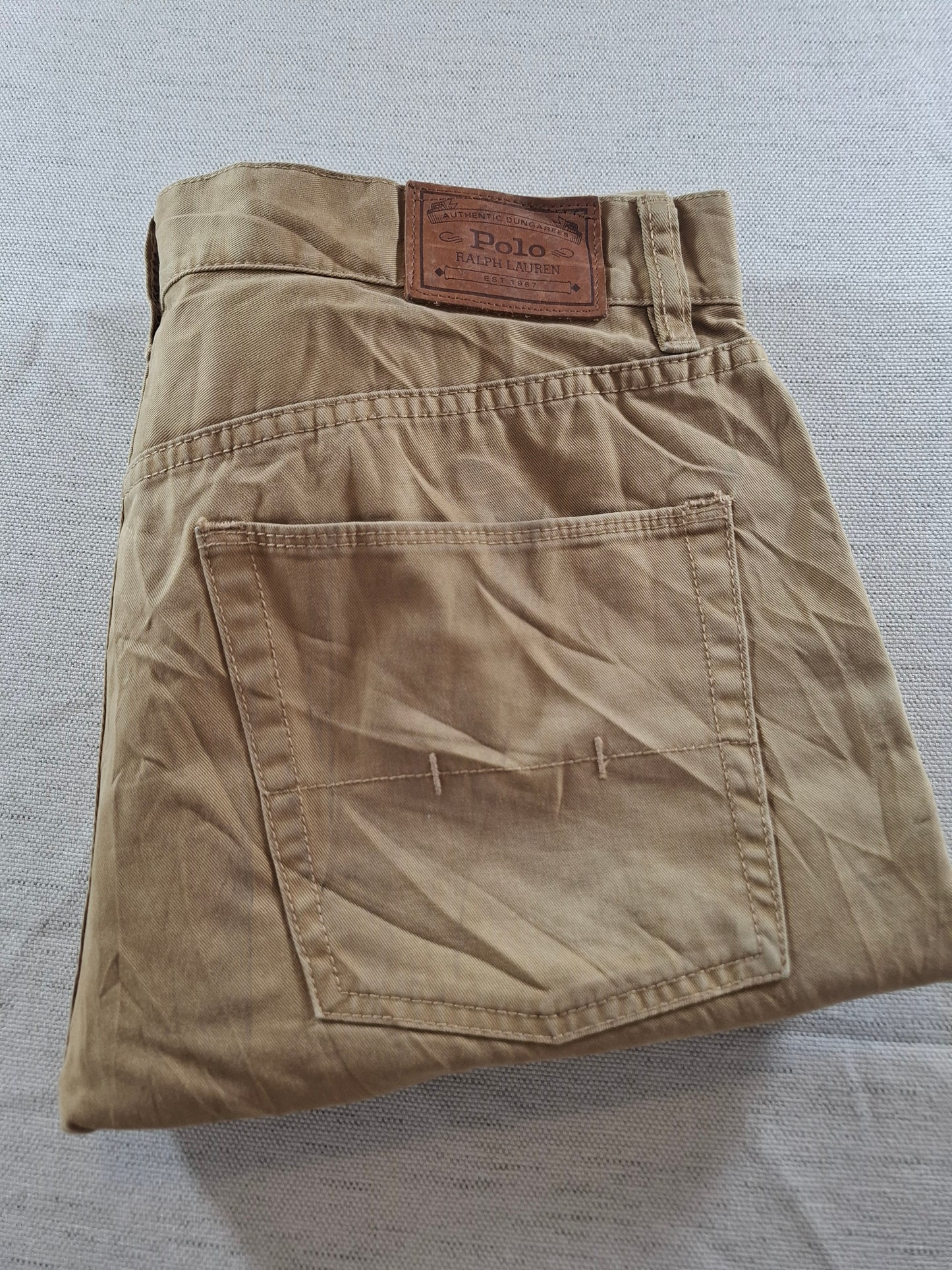 000223 Polo Ralph Lauren Jeans size 34/32 Khaki/ Beige