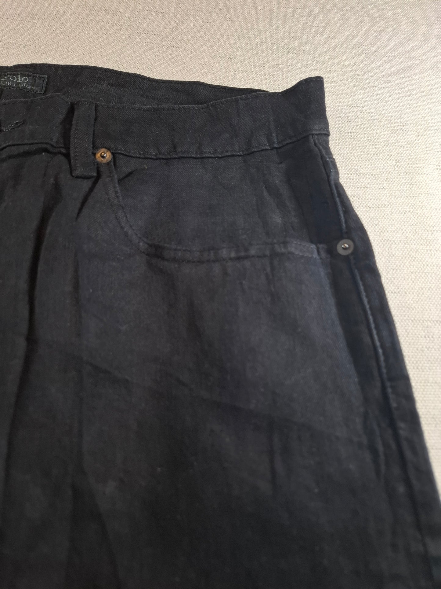000220 Polo Ralph Lauren Jeans size 35/32 Black