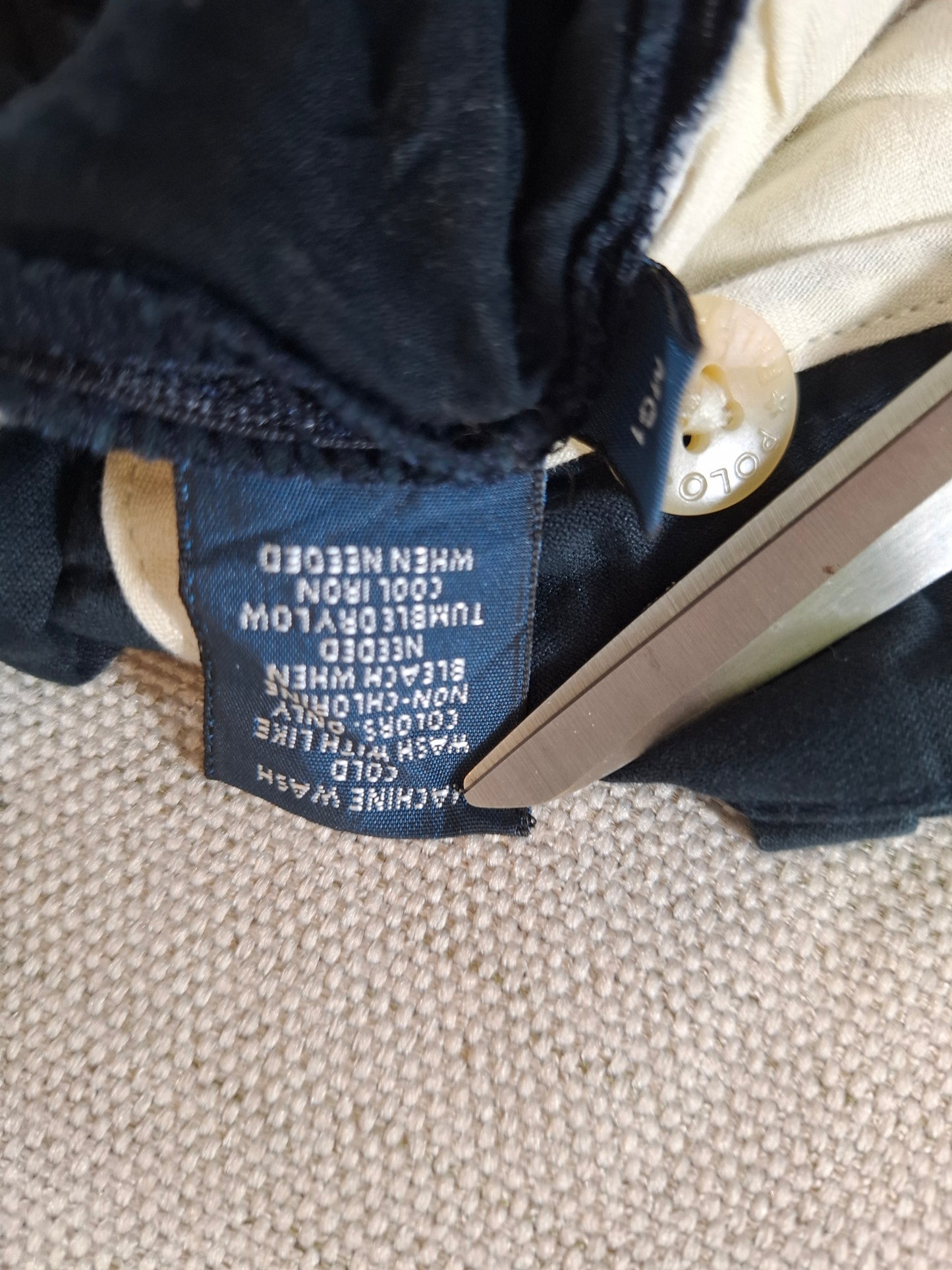 000167 Polo Ralph Lauren Chino size 35/32 Black