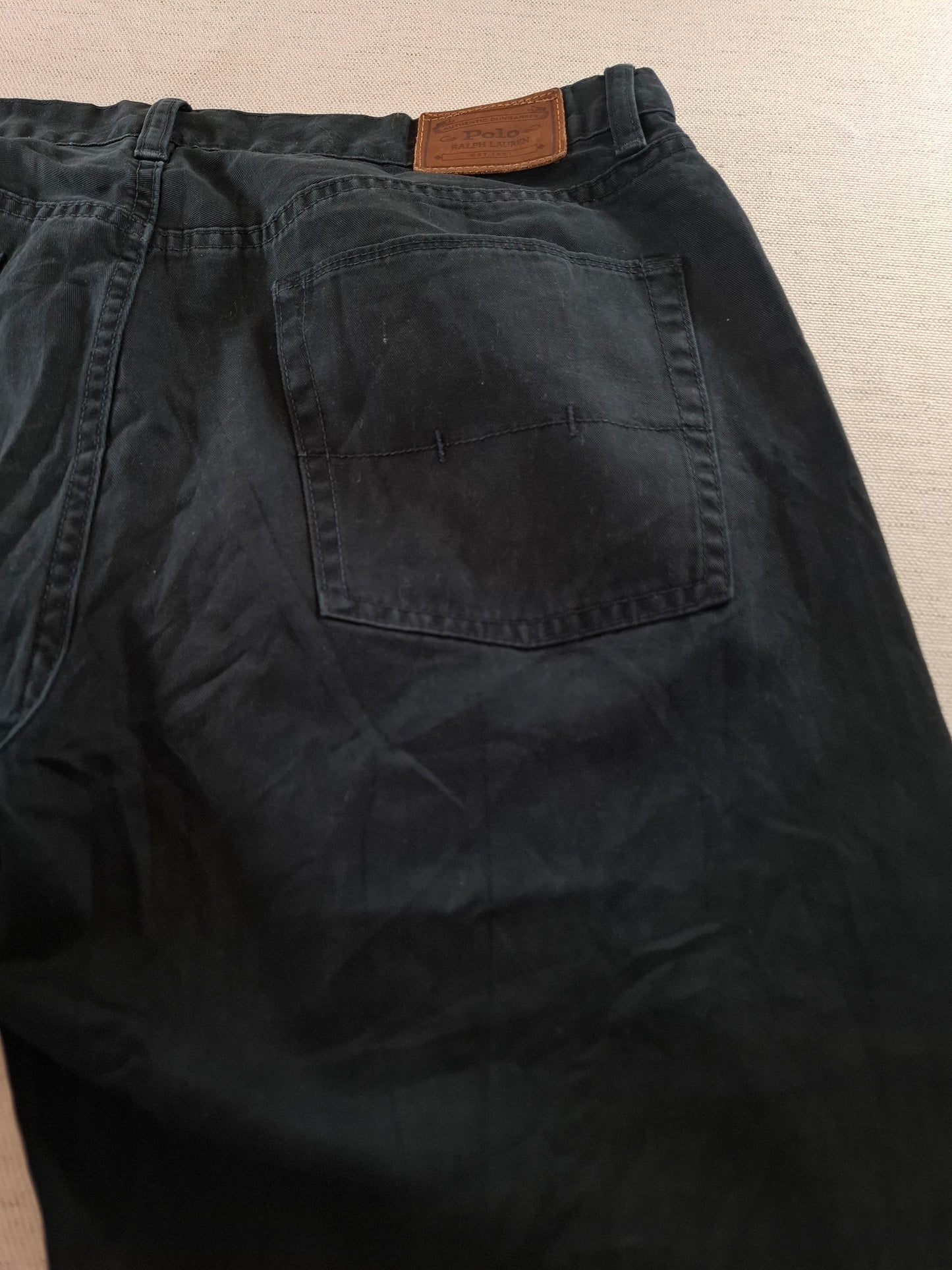 000182 Polo Ralph Lauren Trousers size 36/34 Black