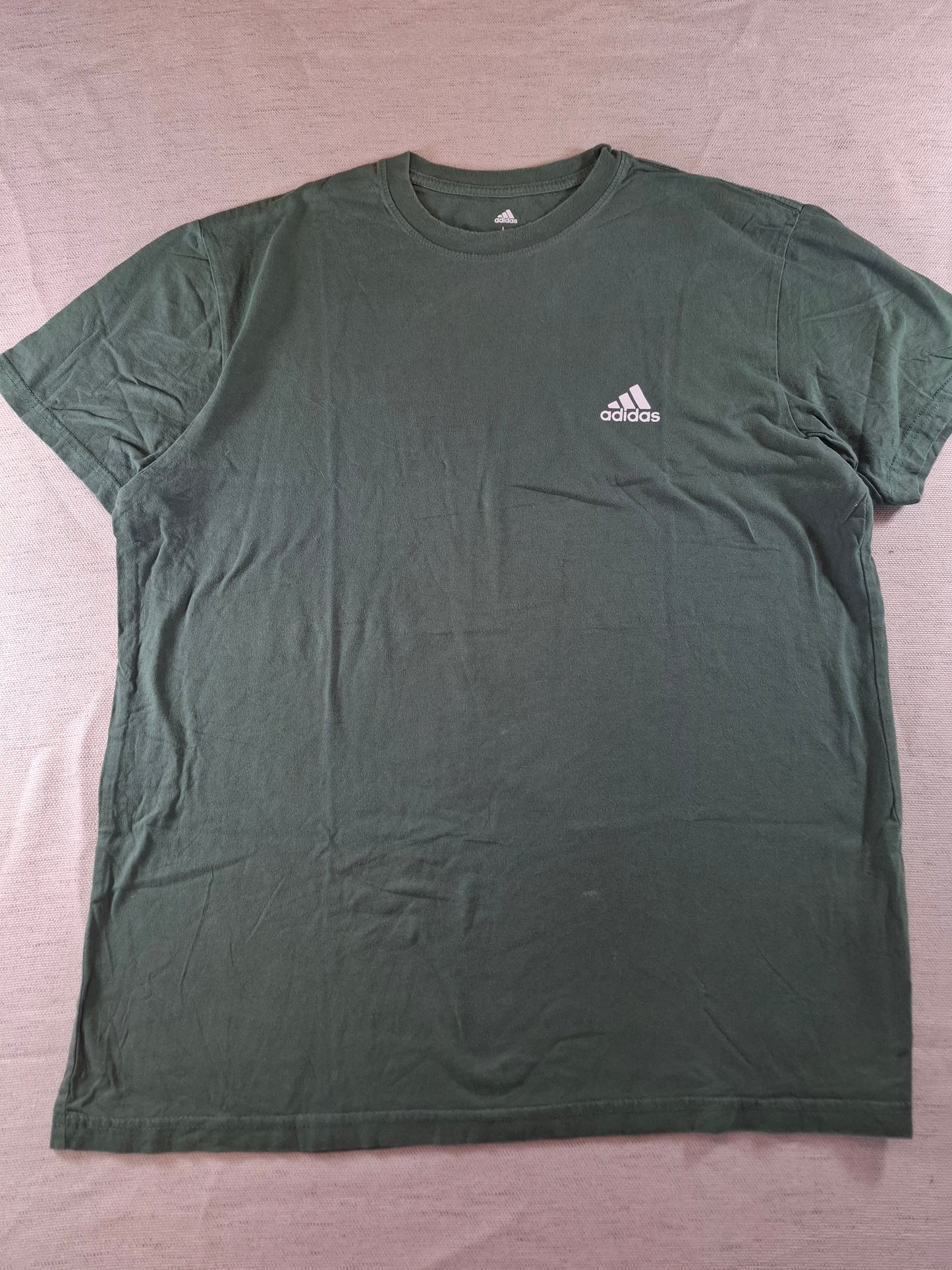 000129 – Adidas T-Shirt – Green, Size L