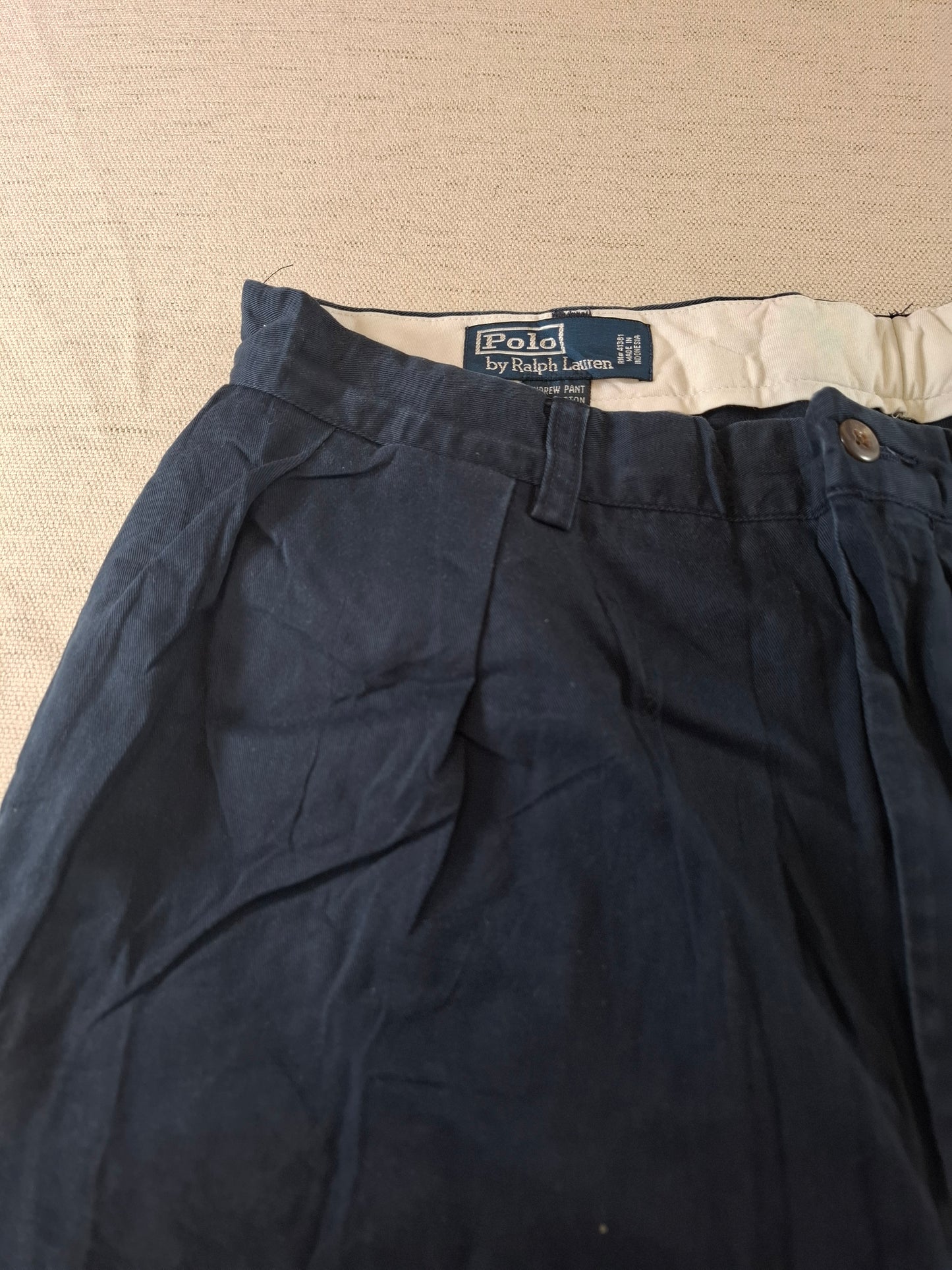 000168 Polo Ralph Lauren Chino size 36/32 Navy