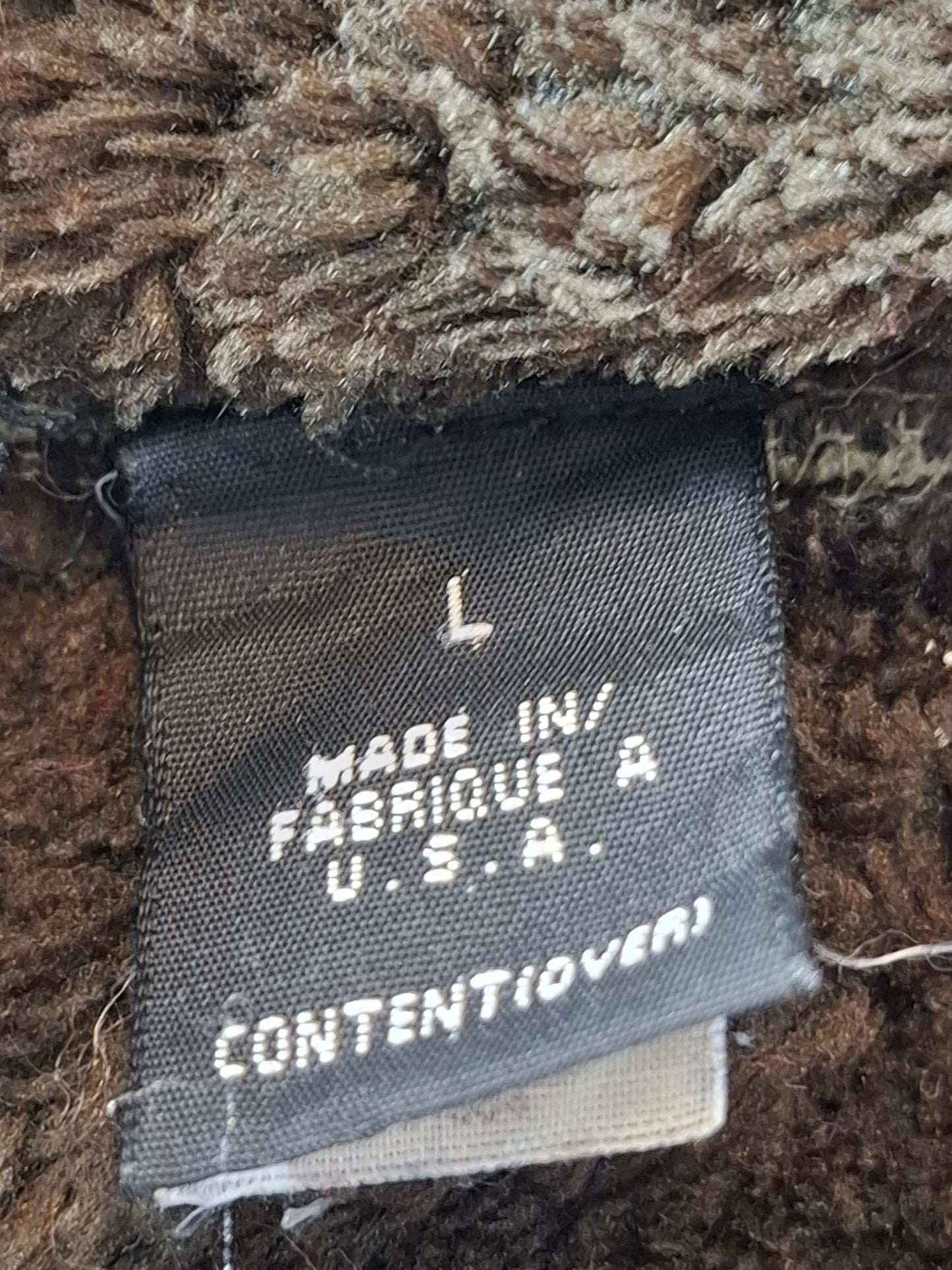 000480 Patagonia Fleece jack size L Army Green