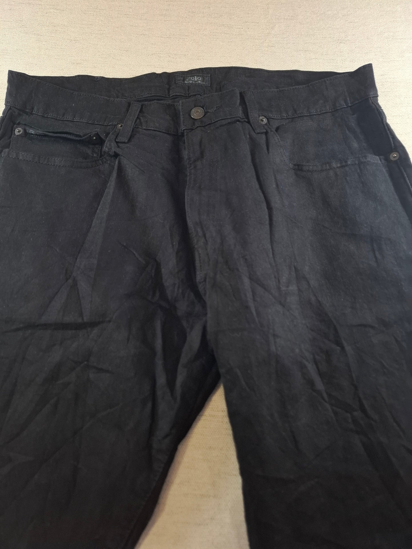 000220 Polo Ralph Lauren Jeans size 35/32 Black