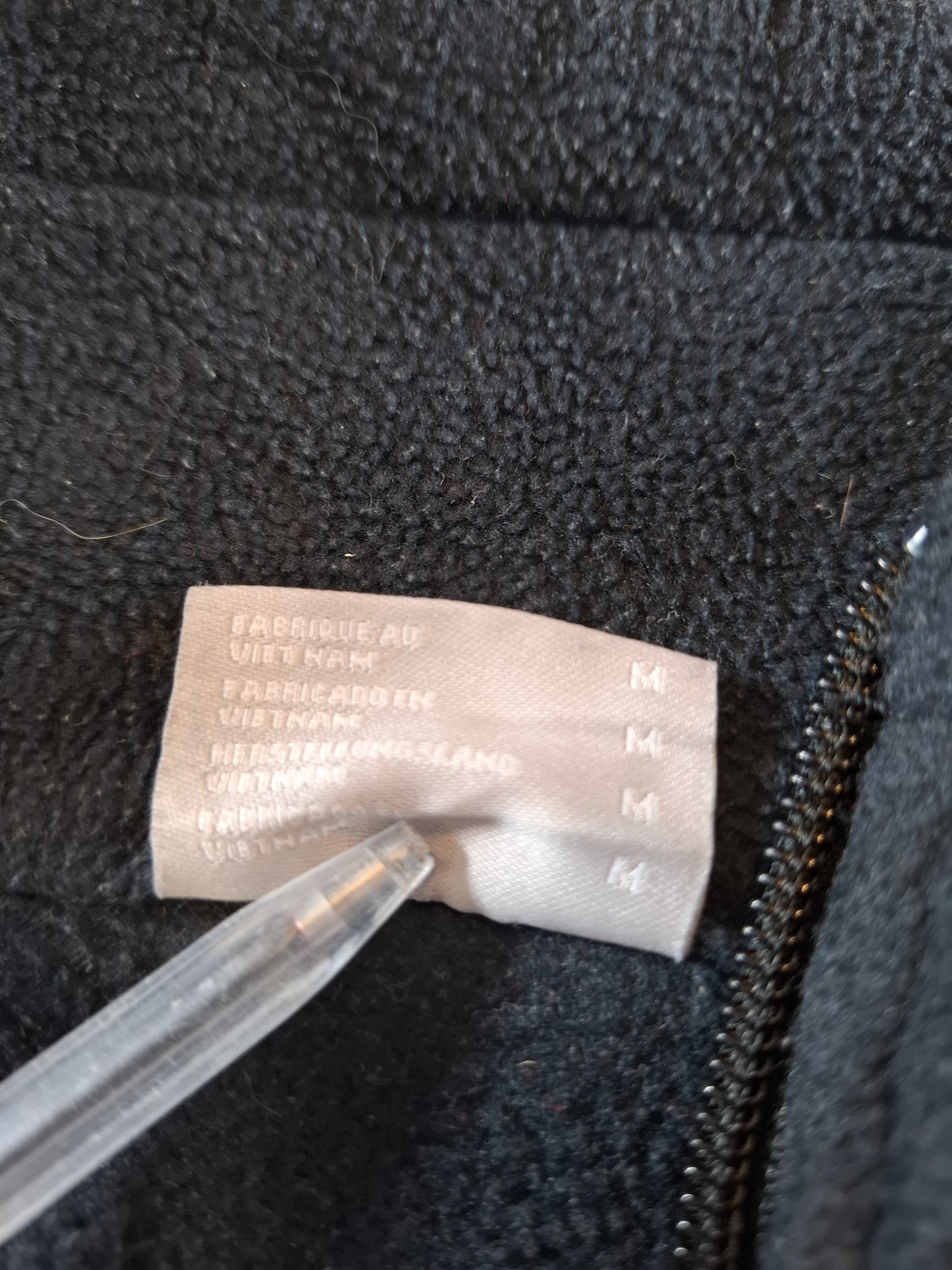 001144 Columbia Fleece bodywarmer size M Black