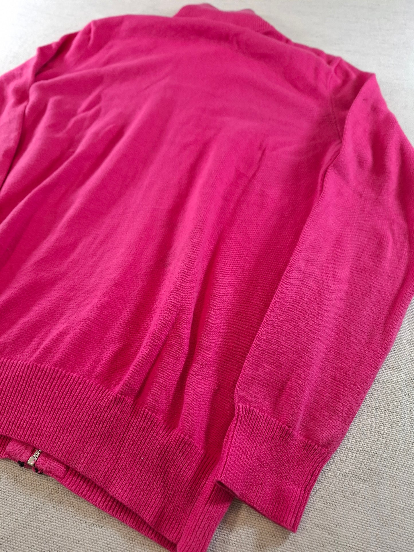 000941 Polo Ralph Lauren Full zip sweater size S Pink
