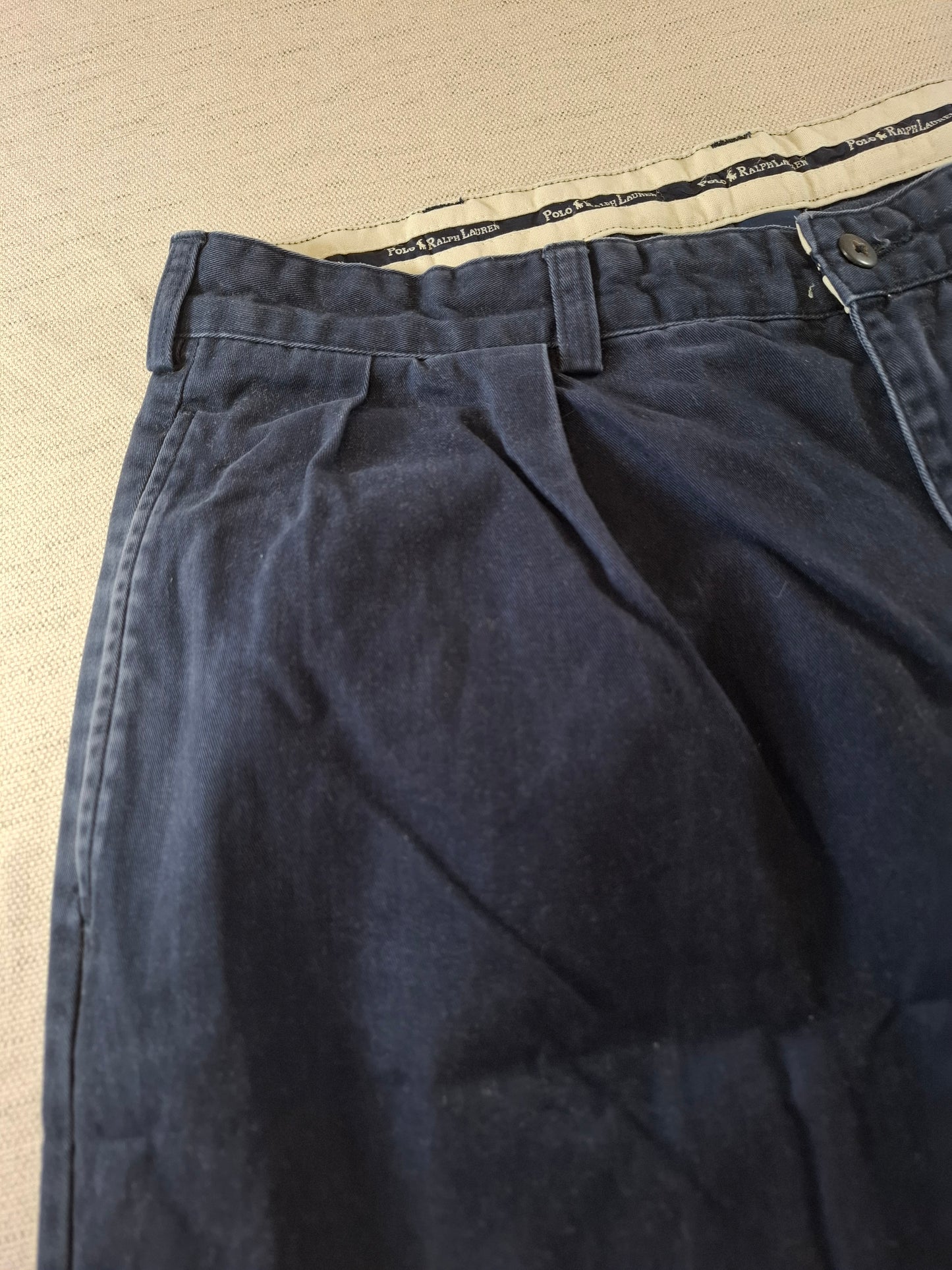 000166 Polo Ralph Lauren Chino size 35/32 Navy Blue
