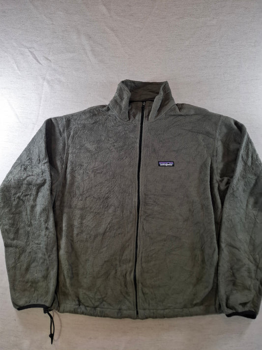 000953 Patagonia Fleece bodywarmer size M Dark Green