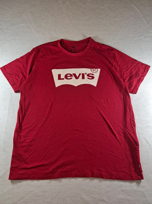 001133 Levi's T-shirt size XL Red