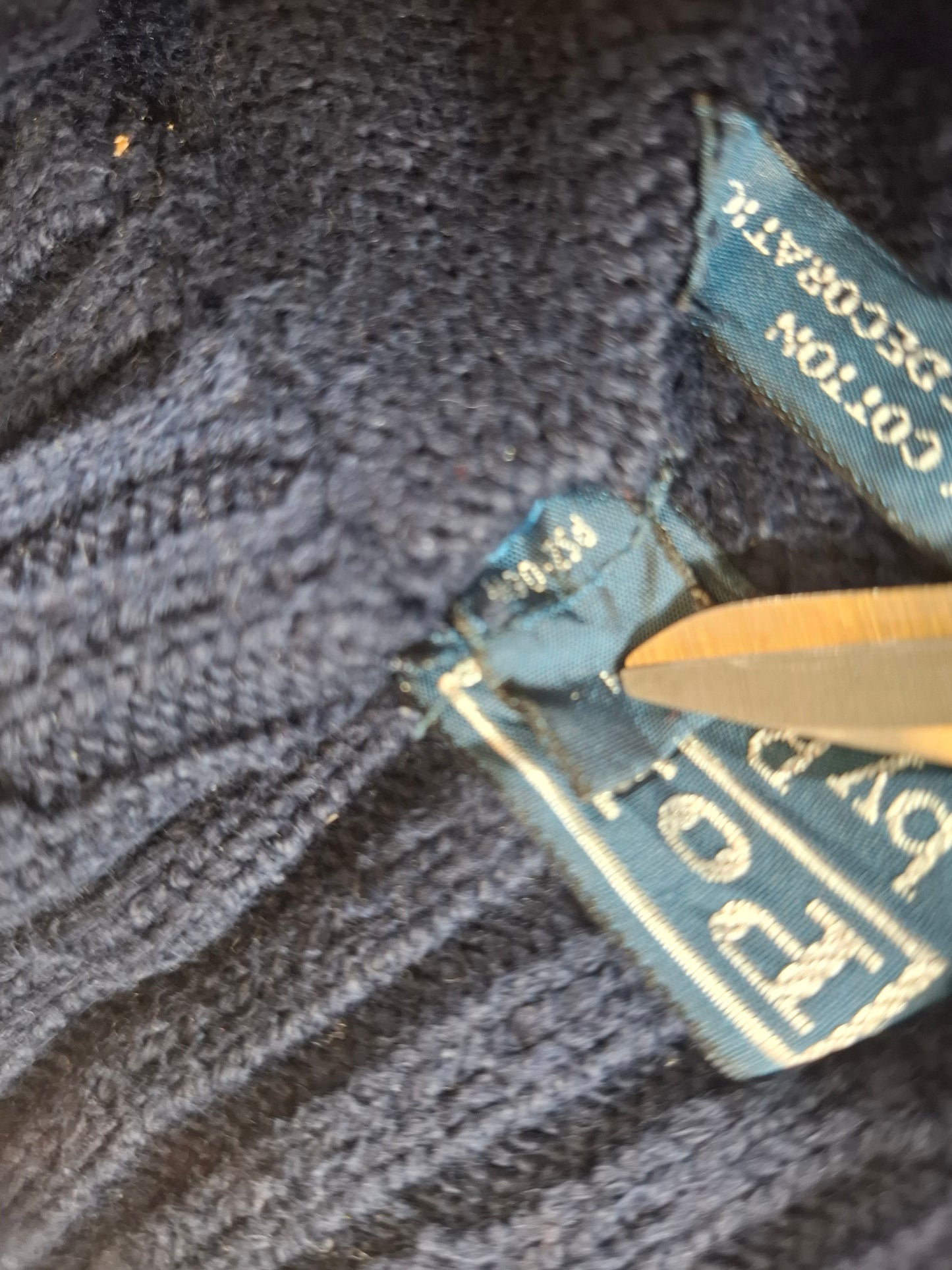 000486 Polo Ralph Lauren full zip sweater size M Navy