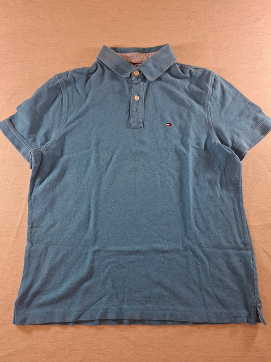 001109Tommy Hilfiger Polo size M Turquoise