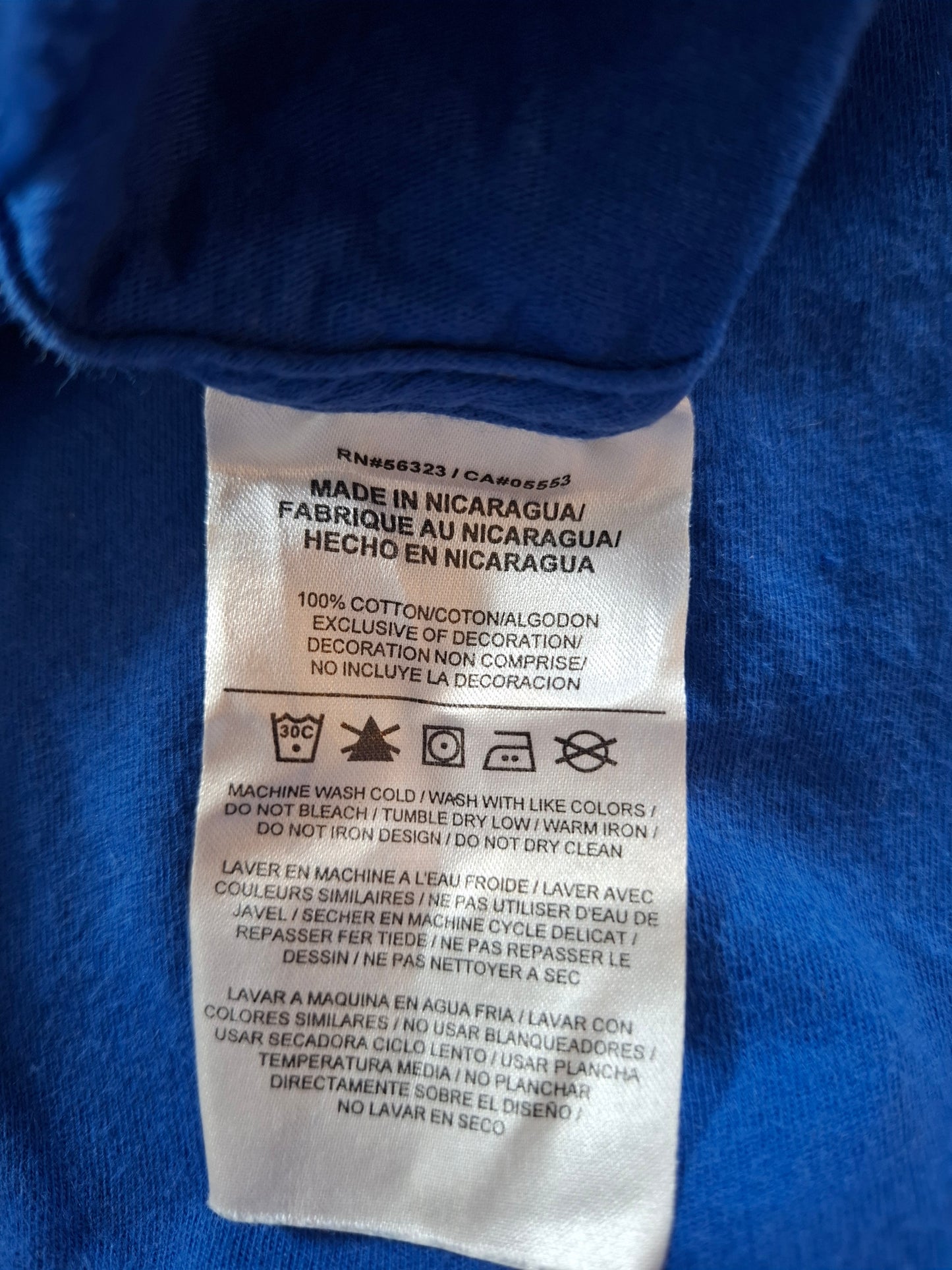 001118 Nike T-shirt size L Blue