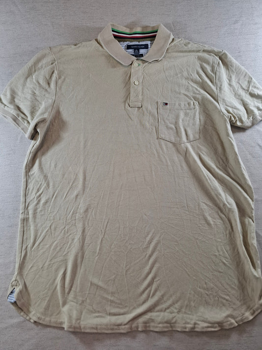 001067 Tommy Hilfiger Polo size M Khaki