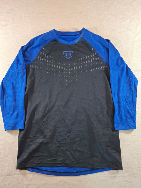001156 Under Armour Longsleeve t-shirt size S Blue/ Black