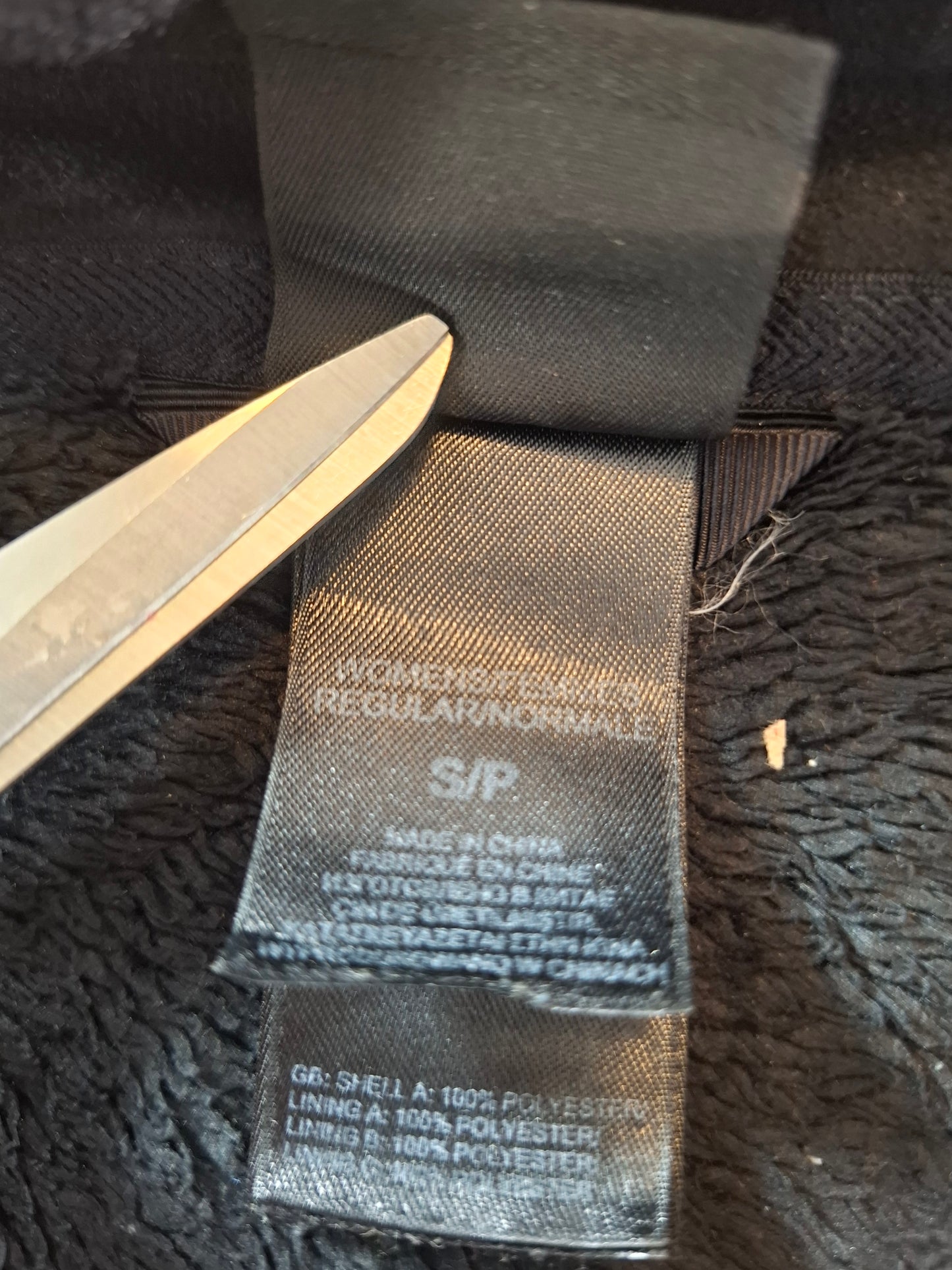 000700 The North Face Fleece size Women's S Black