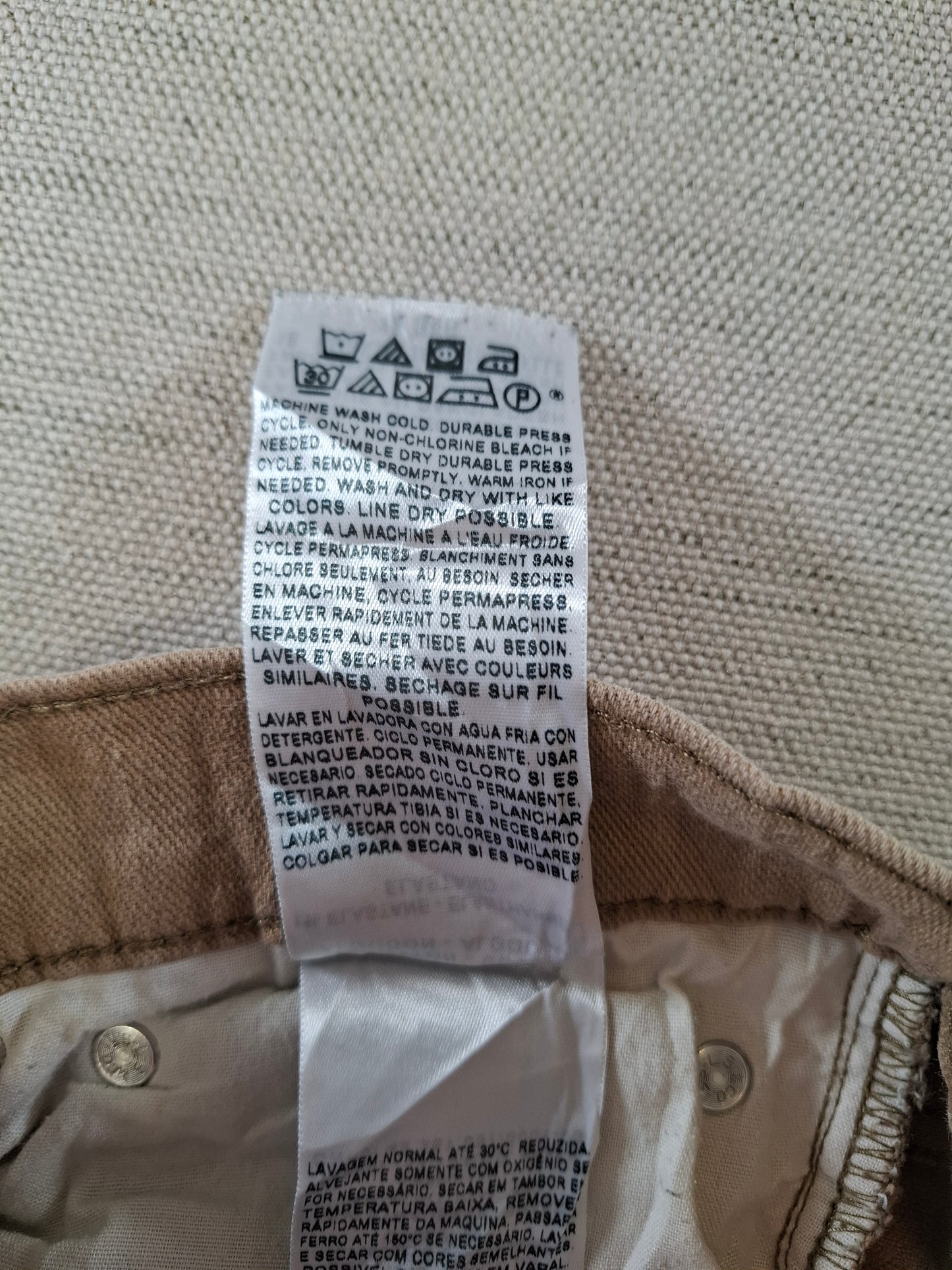 000172 Levi's Jeans size 18 Regular Khaki