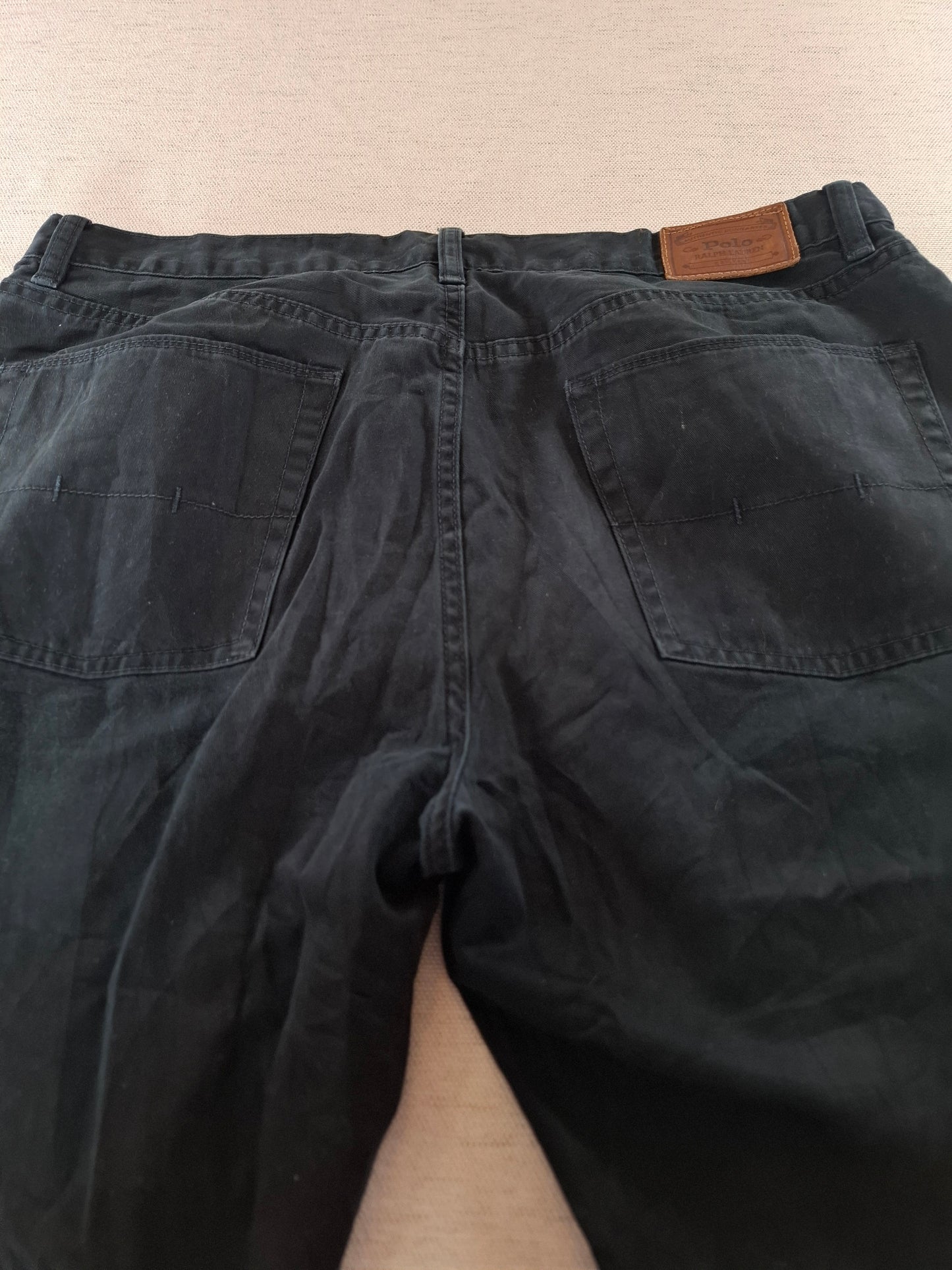 000182 Polo Ralph Lauren Trousers size 36/34 Black