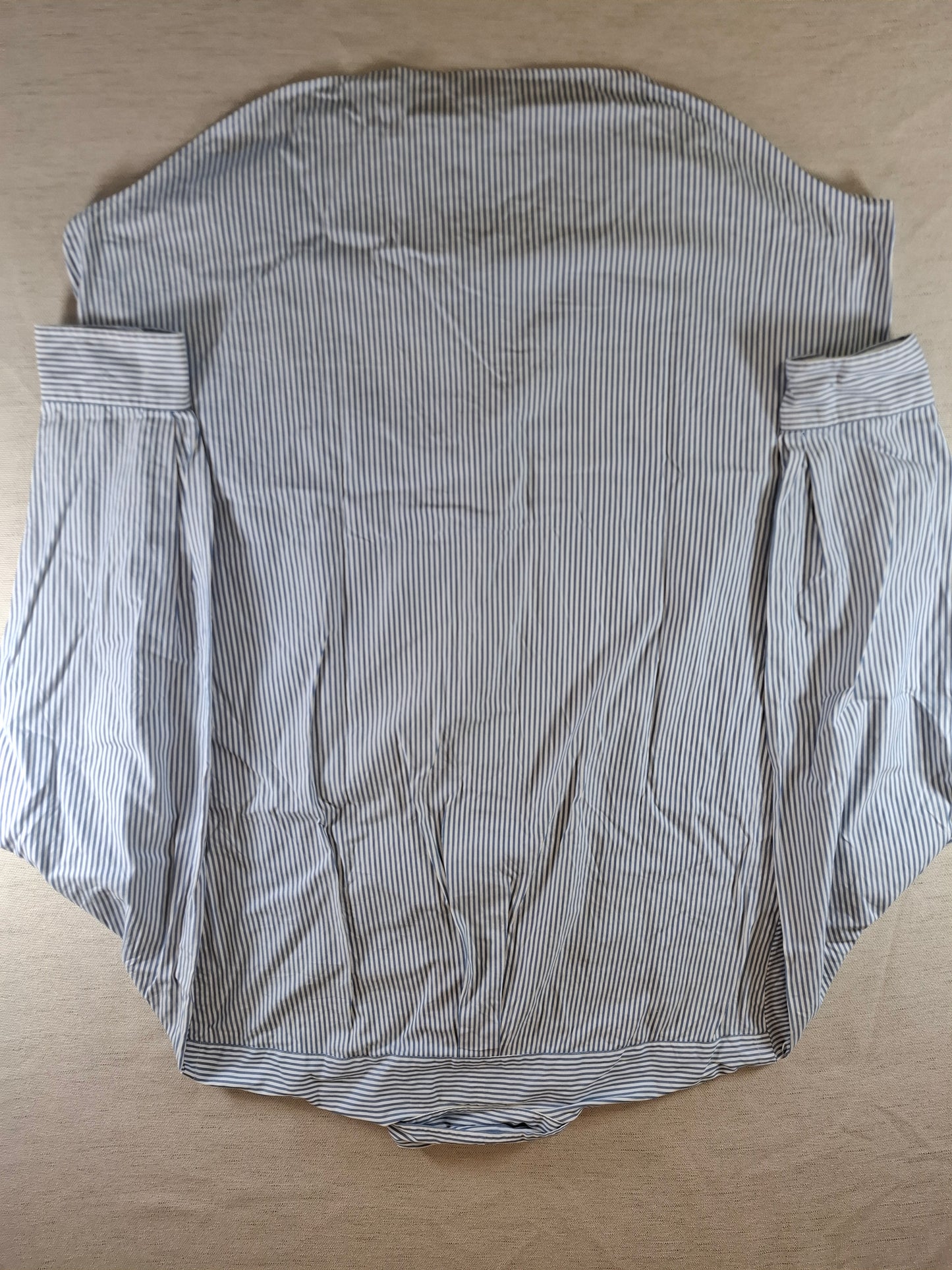 001081 Polo Ralph Lauren Button down shirt size 16.5 / 34-35 Blue/ White striped