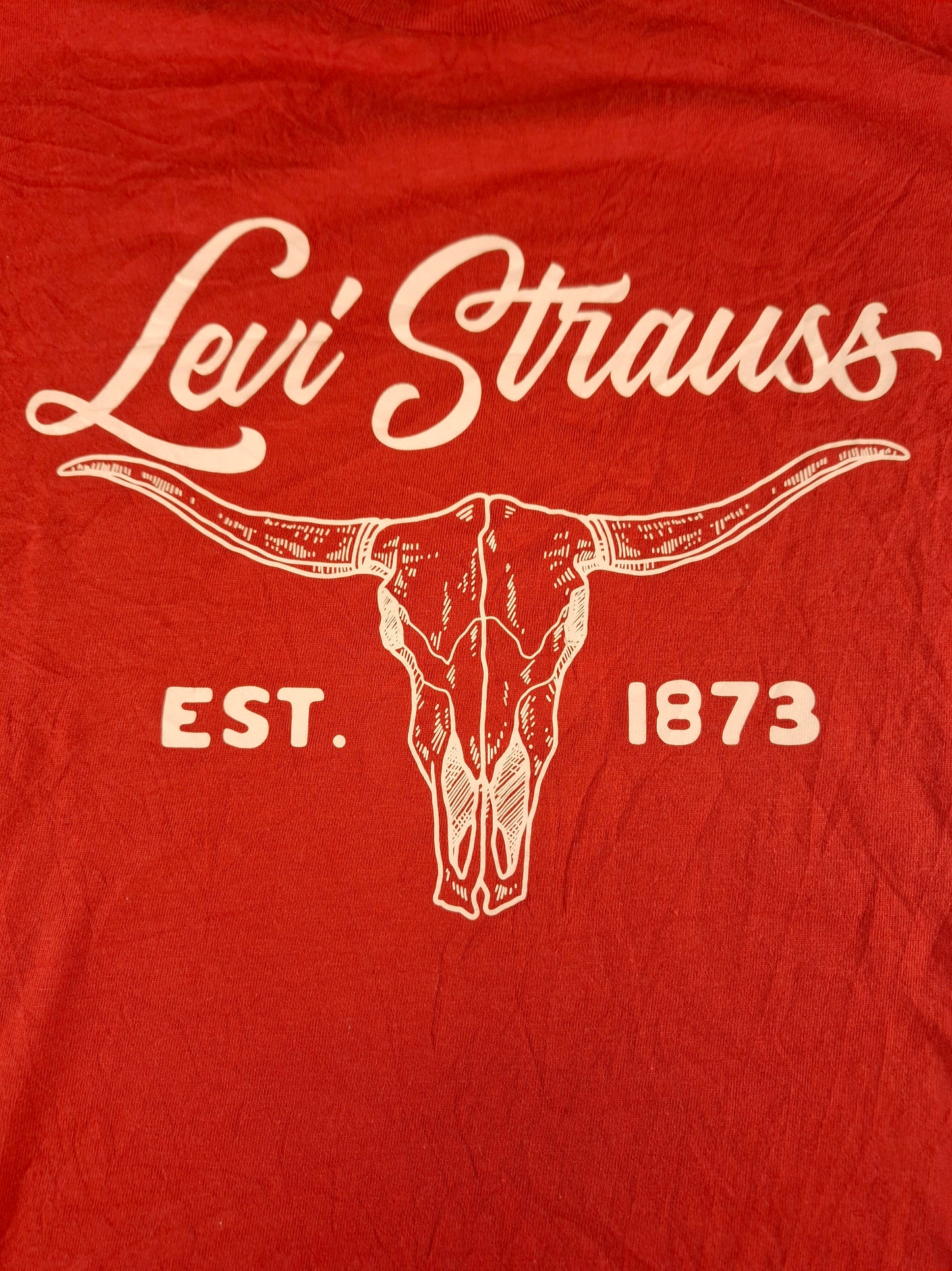 001134 Levi's T-shirt size Red