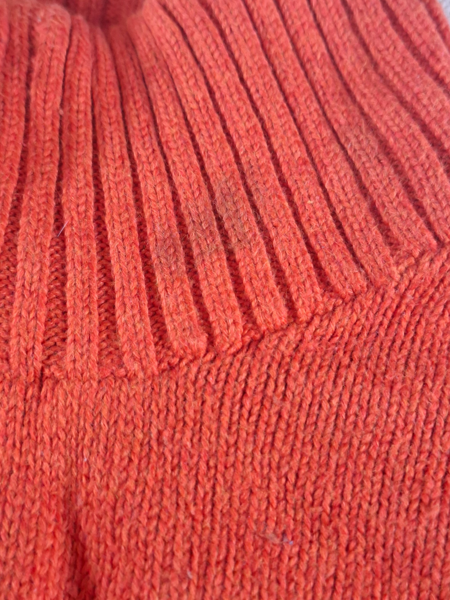 000484 Polo Ralph Lauren 1/4 zip sweater size L Orange