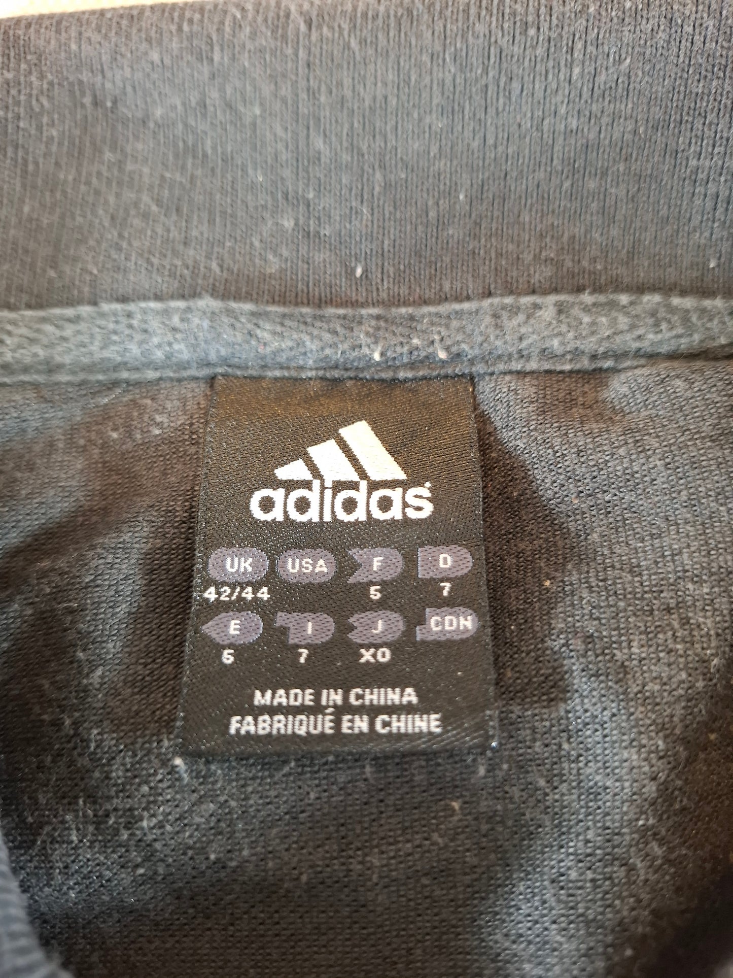 000127 Adidas AEK Athens polo size L (uk 42/44) Black