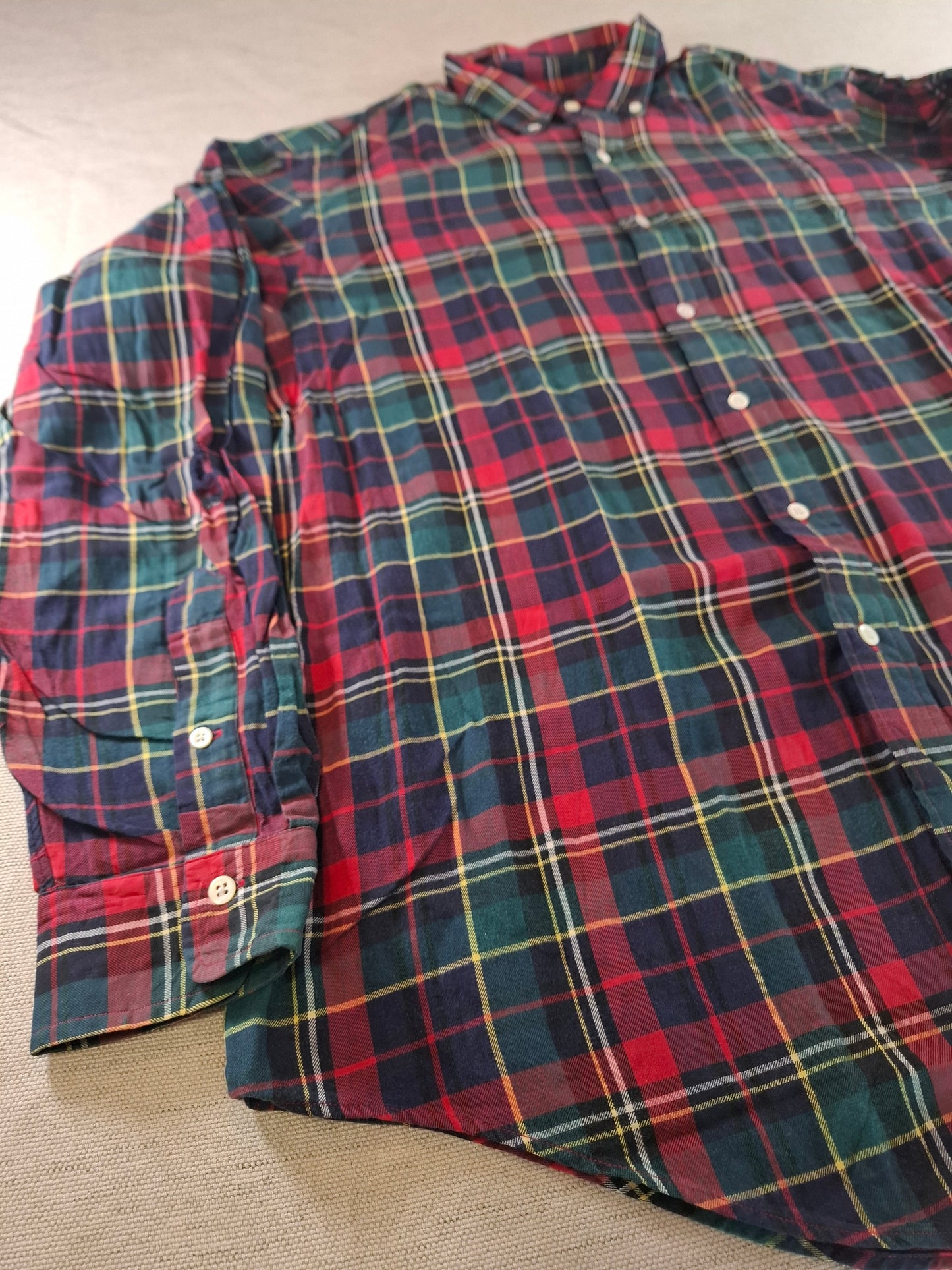 001068 Polo Ralph Lauren Button down shirt size XL Multi/ Red