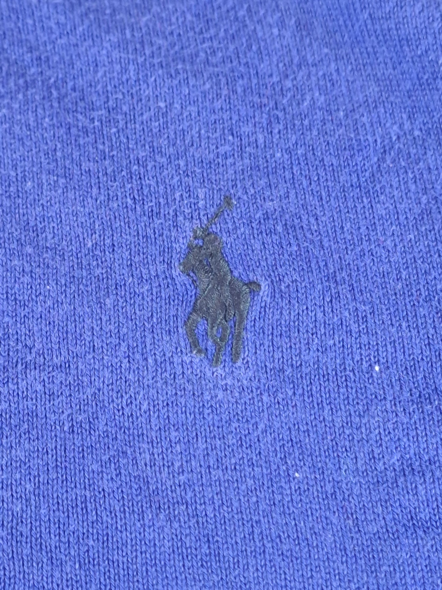 000485 Polo Ralph Lauren 1/4 zip sweater size L Purple